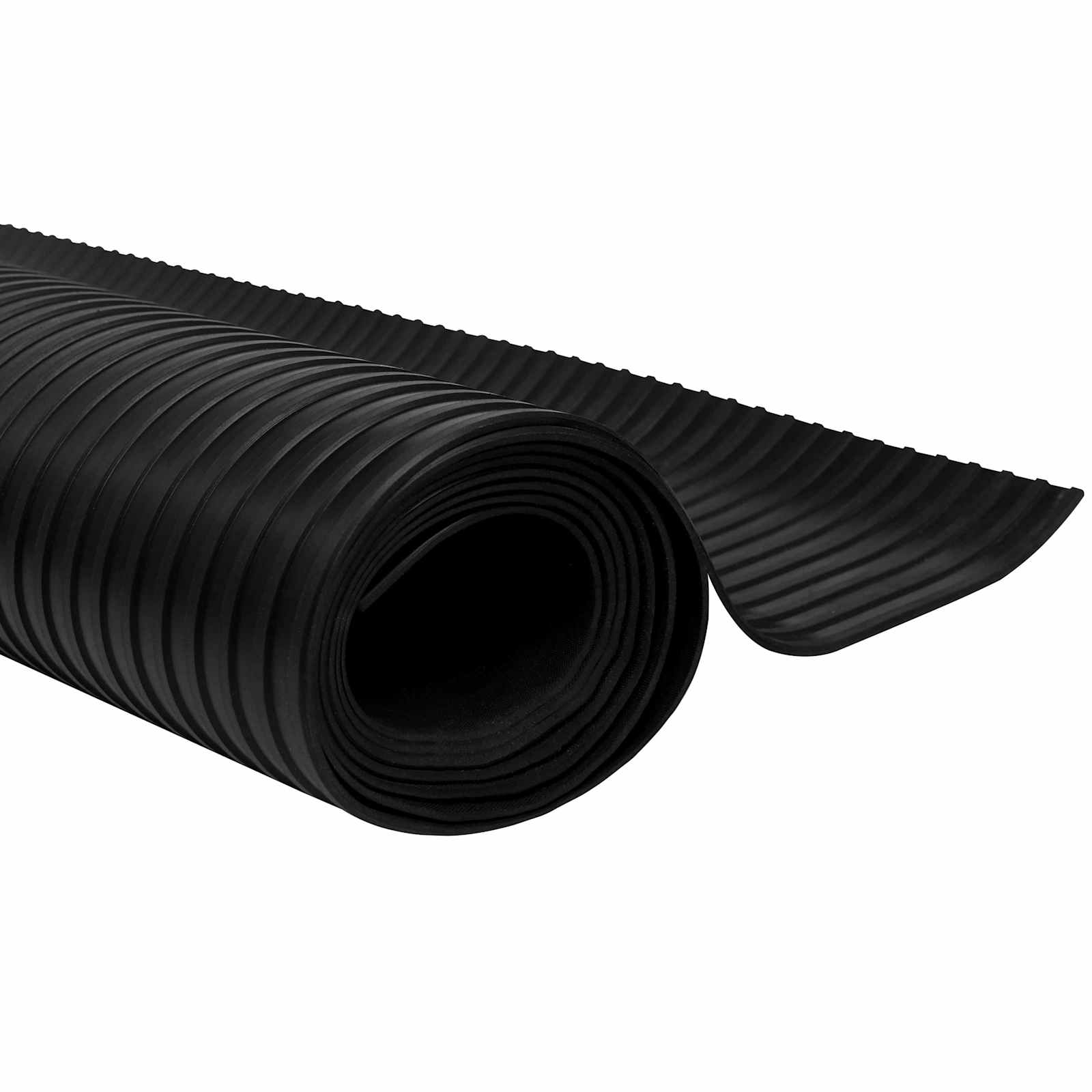 Floor Mat Black 1 x 5 m Rubber