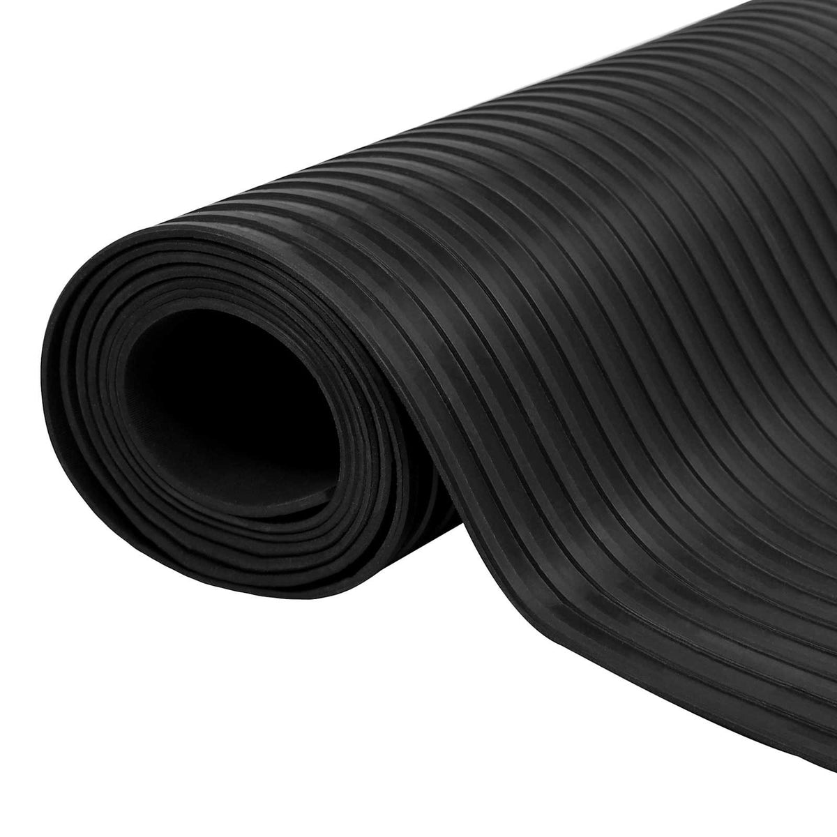 Floor Mat Black 1 x 5 m Rubber