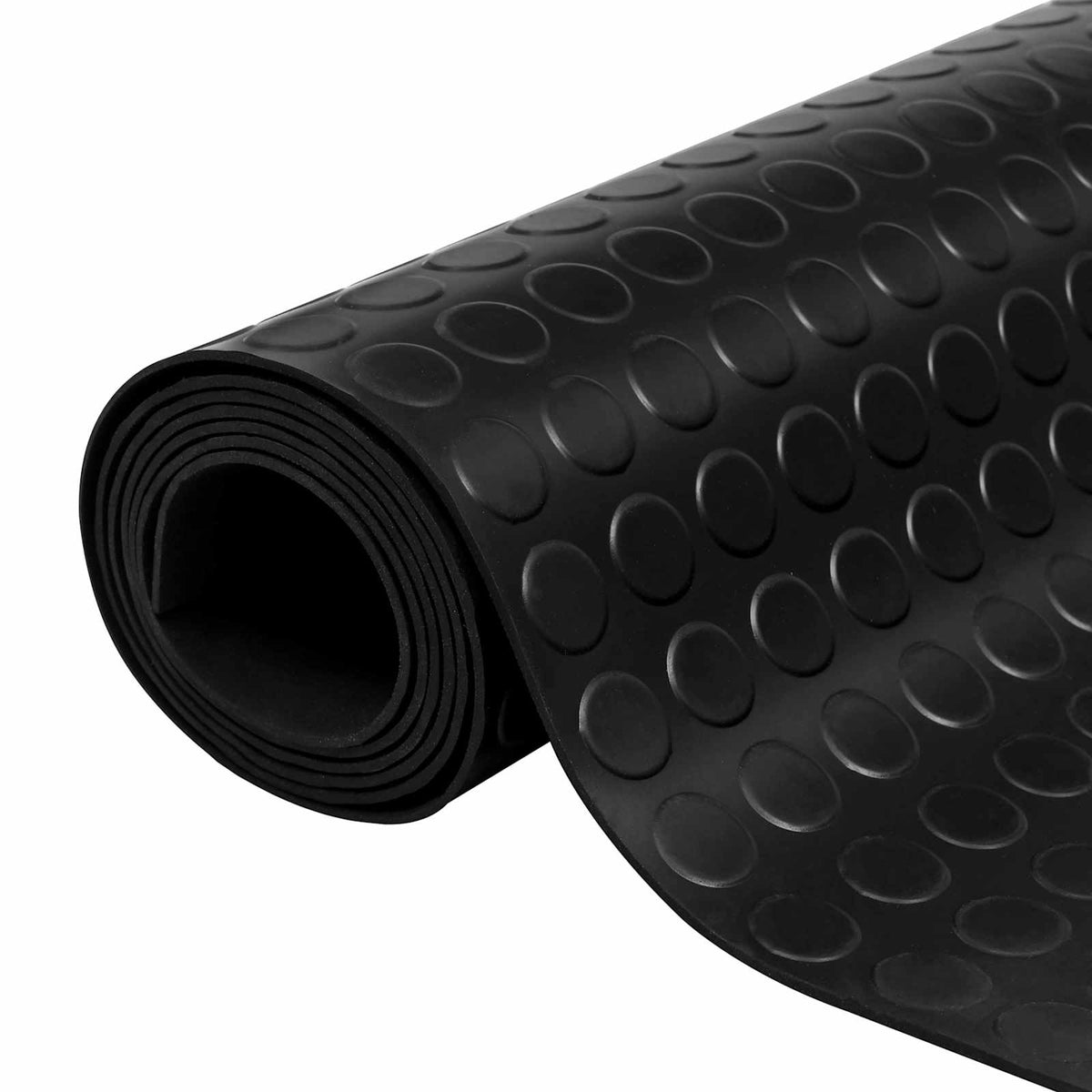 Floor Mat Black 1 x 2 m Rubber