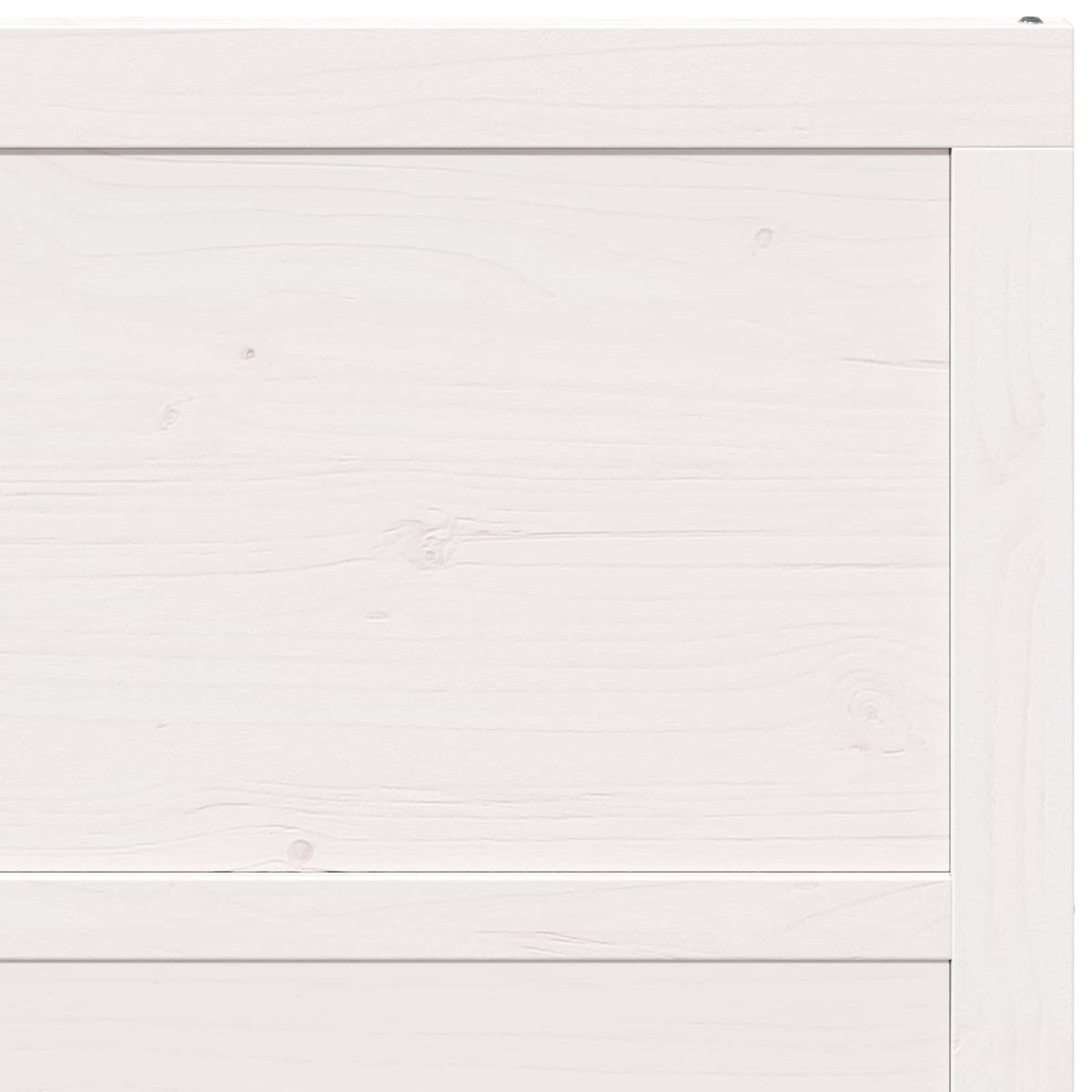 Barn Door White 90 x 2,5 x 208 cm Solid Pine Wood