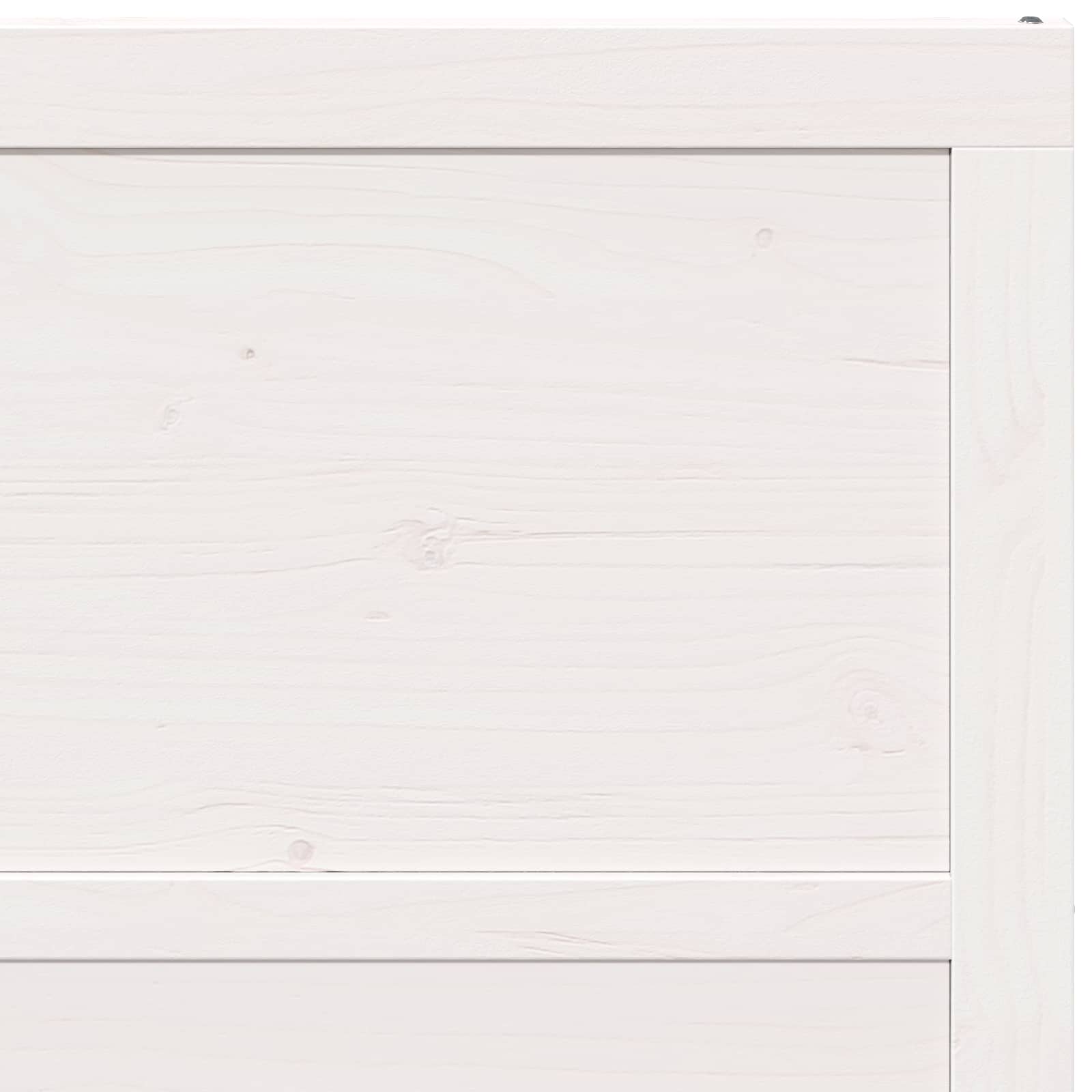 Barn Door White 90 x 2,5 x 208 cm Solid Pine Wood