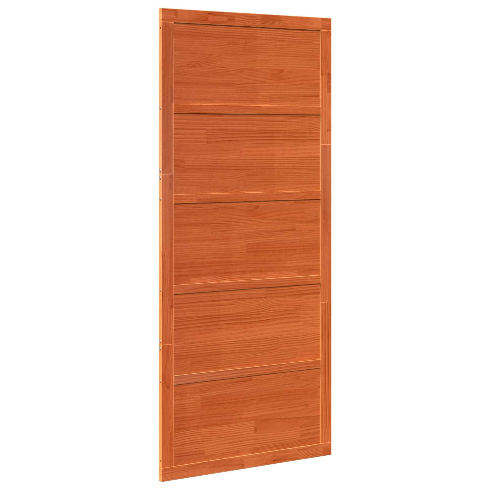 Barn Door Wax Brown 90 x 2,5 x 208 cm Solid Pine Wood