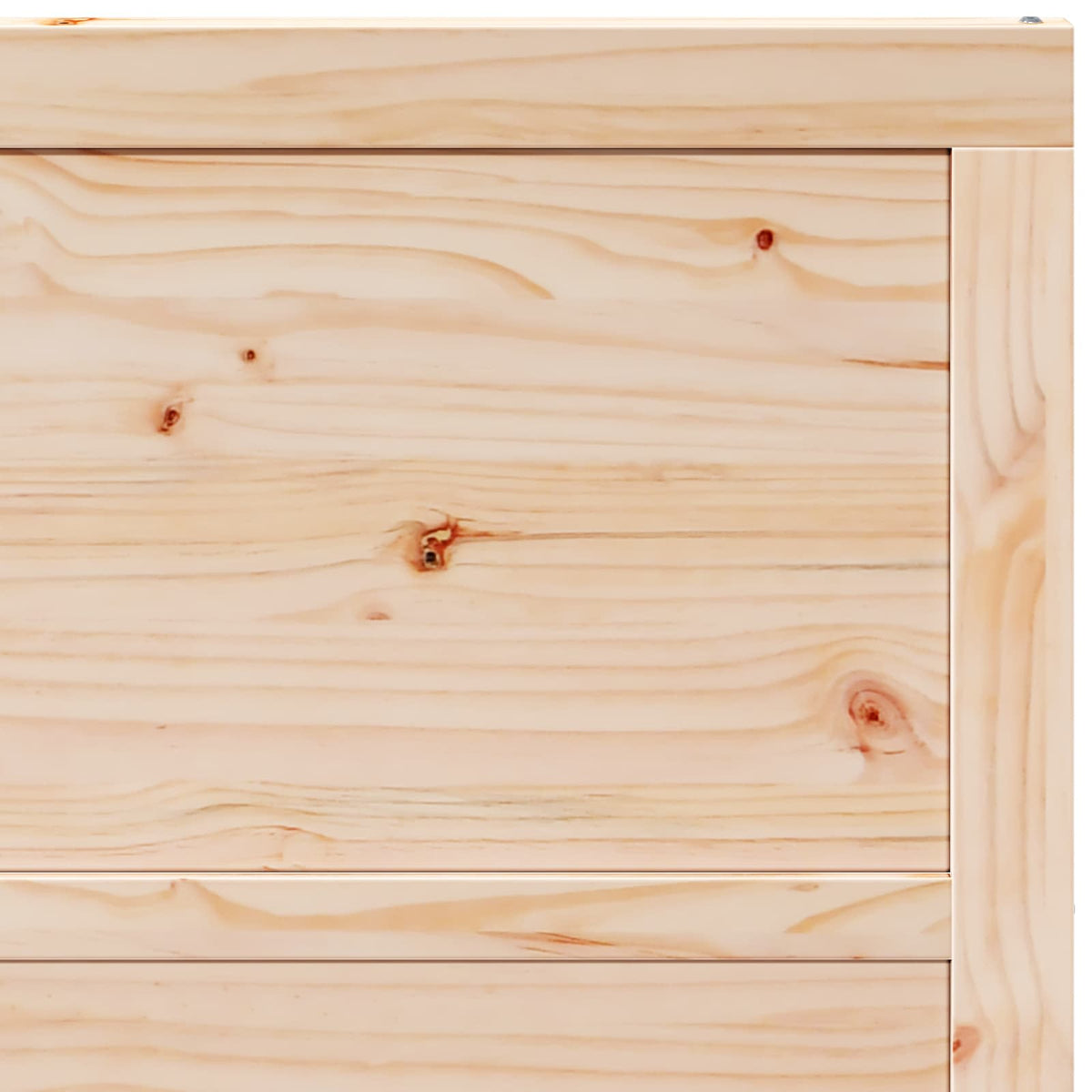 Barn Door Natural 80 x 2,5 x 208 cm Solid Pine Wood