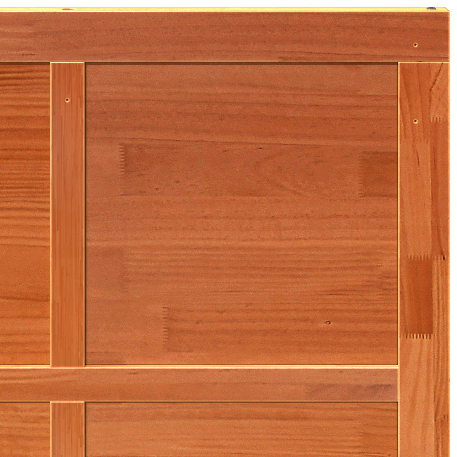 Barn Door Wax brown 100 x 2,5 x 208 cm Solid Pine Wood