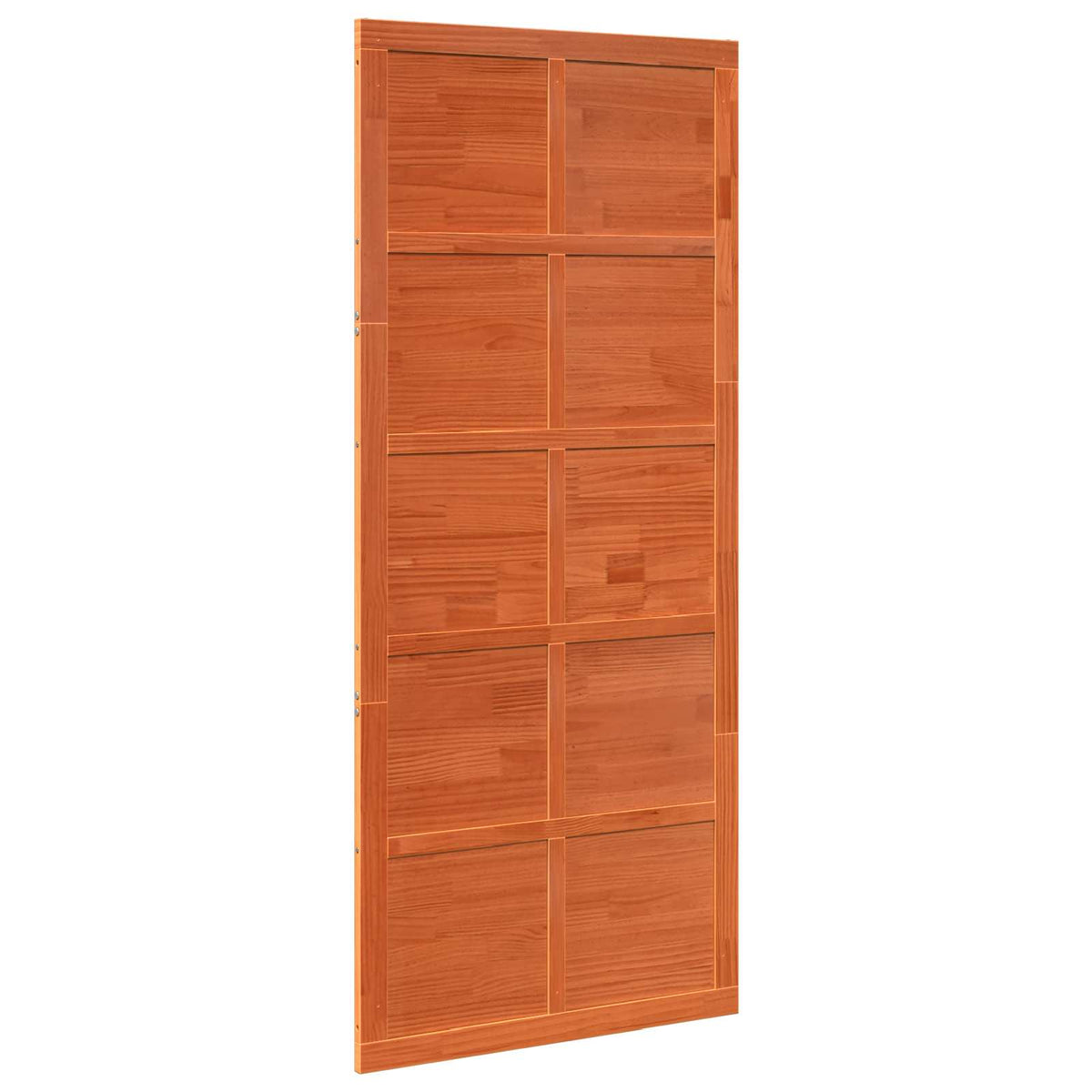 Barn Door Wax brown 90 x 2,5 x 208 cm Solid Pine Wood