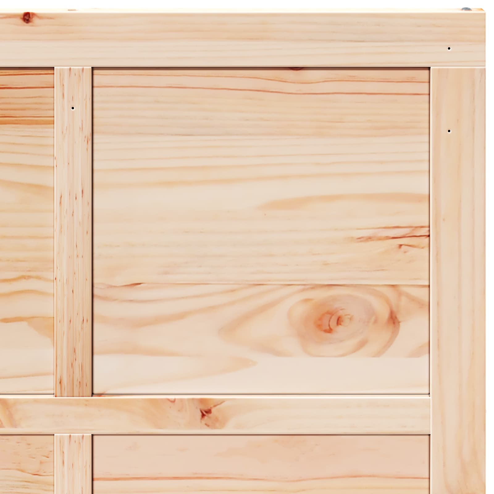 Barn Door Natural 80 x 2,5 x 208 cm Solid Pine Wood