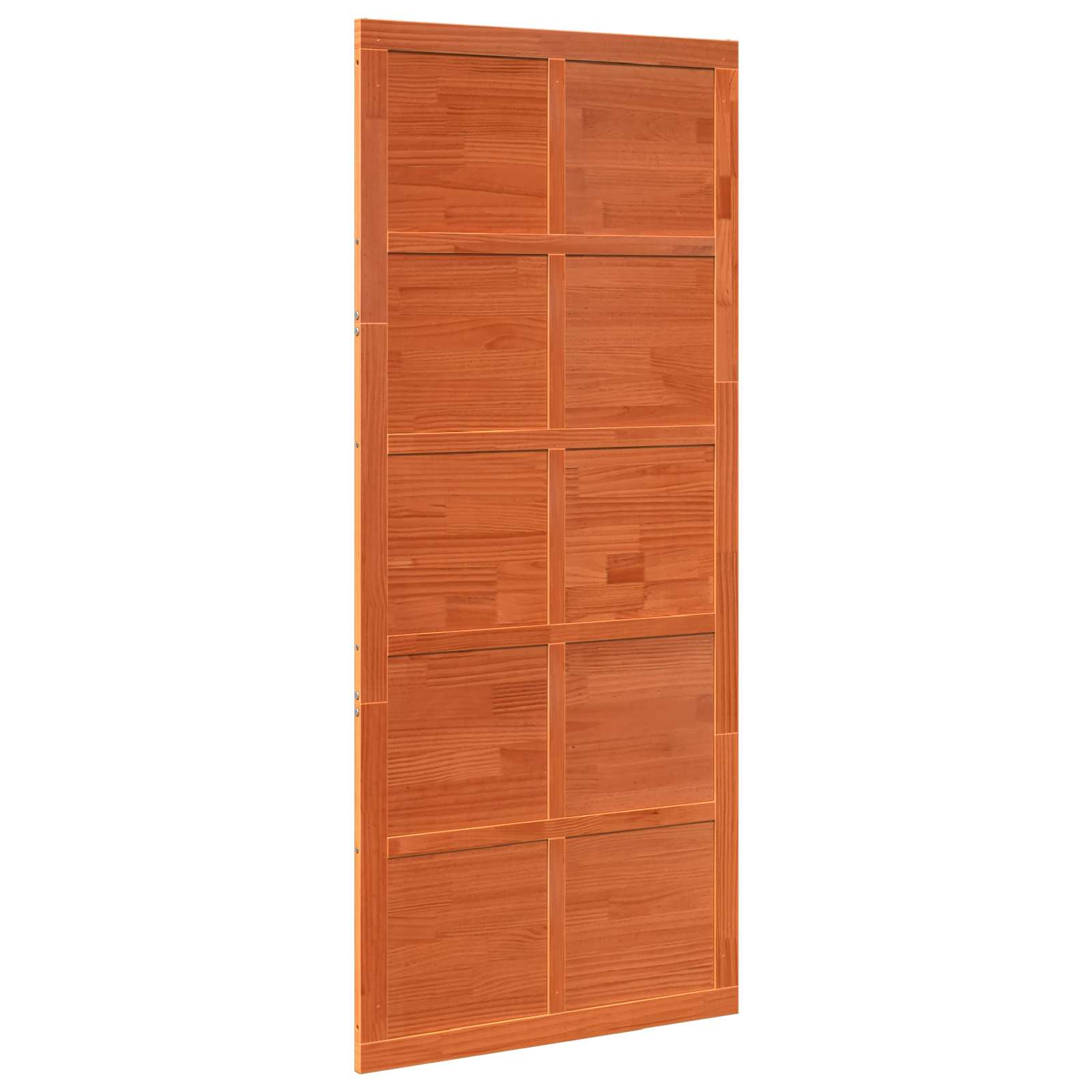 Barn Door Wax brown 80 x 2,5 x 208 cm Solid Pine Wood