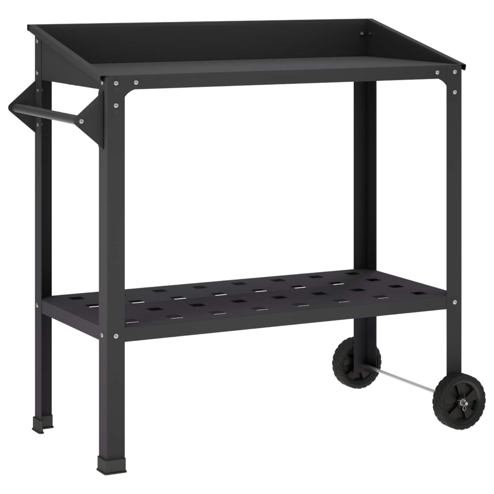 Potting Table with Wheels 96 x 50 x 89 cm Cold-rolled Steel