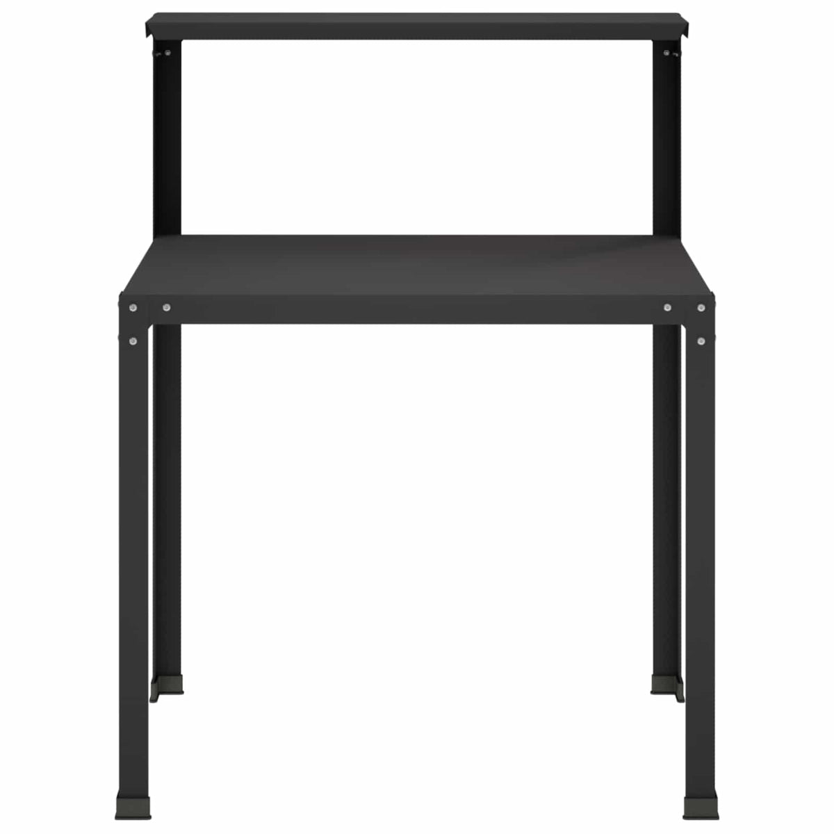 Potting Table 100 x 50 x 104 cm Powder-Coated Steel Black