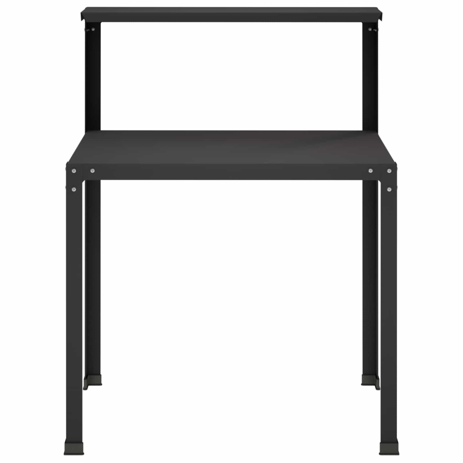 Potting Table 100 x 50 x 104 cm Powder-Coated Steel Black