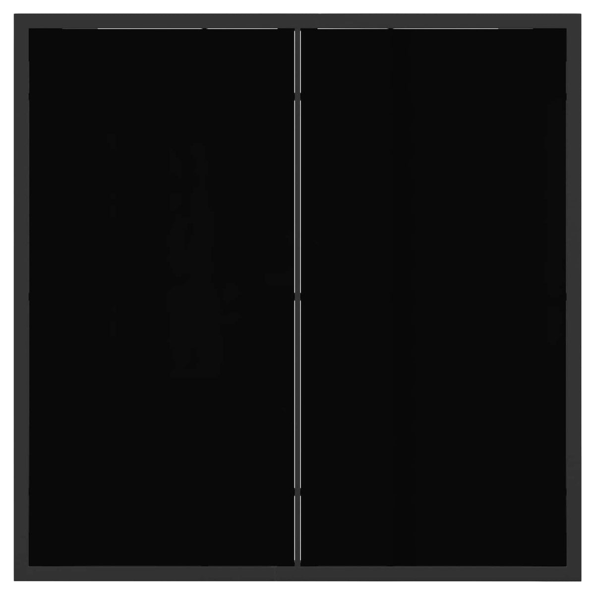 Garden Dining Set 5 pcs Black Textilene and Steel