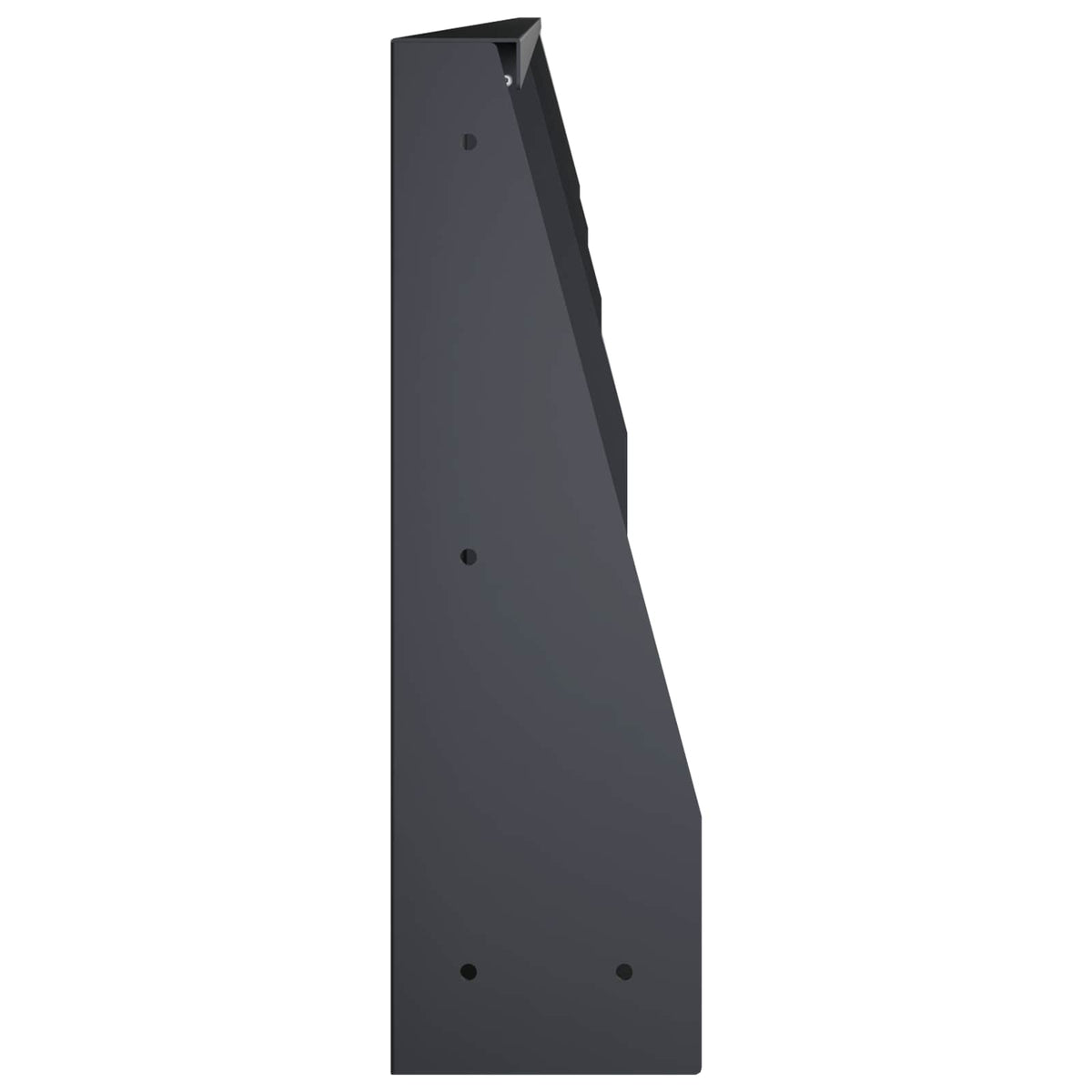 Retaining Wall 4 pcs 100 x 12 x 30 cm Steel Anthracite