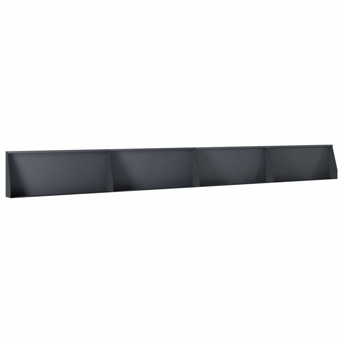 Retaining Wall 4 pcs 100 x 12 x 50 cm Steel Anthracite