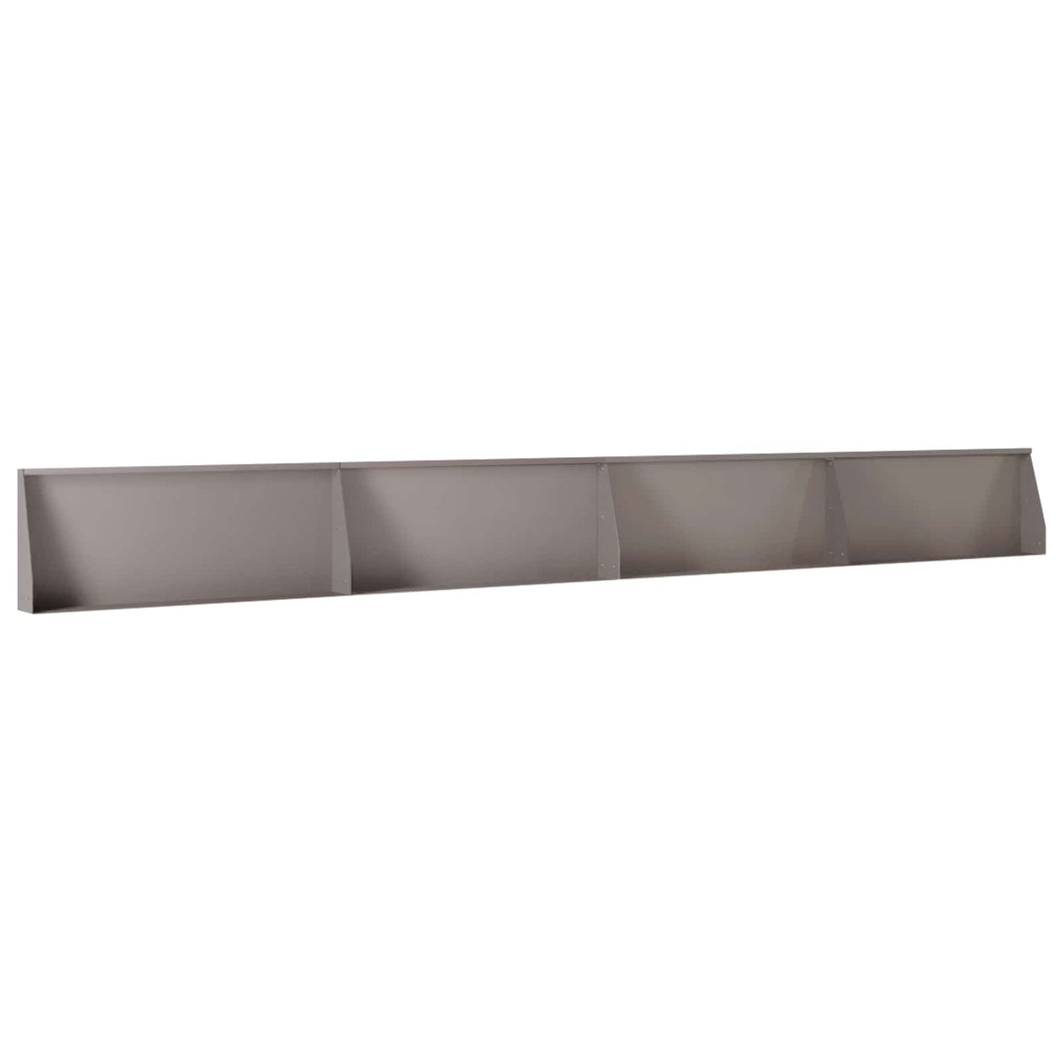 Retaining Wall 4 pcs 100 x 12 x 50 cm Weathering Steel Rusty