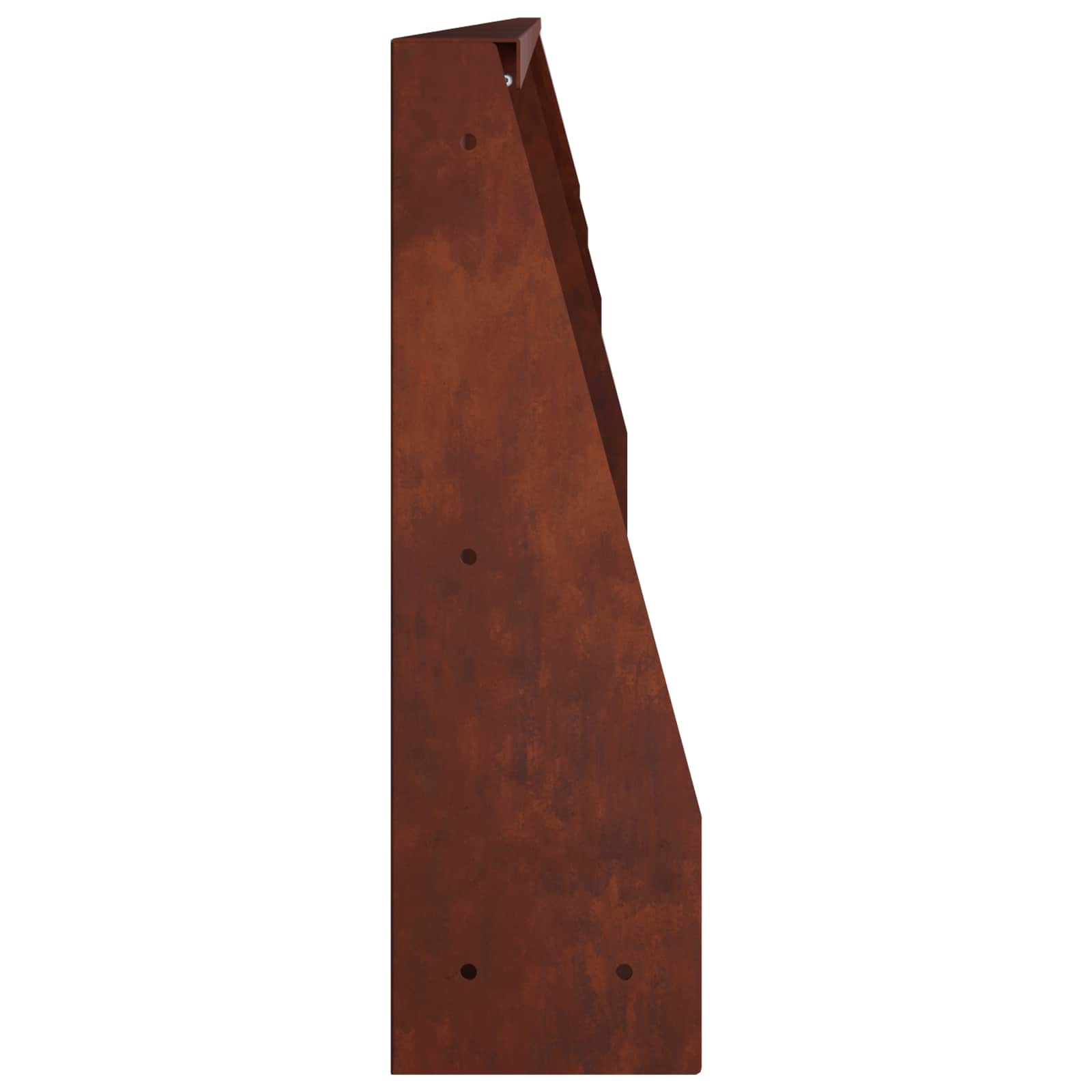 Retaining Wall 4 pcs 100 x 12 x 50 cm Weathering Steel Rusty