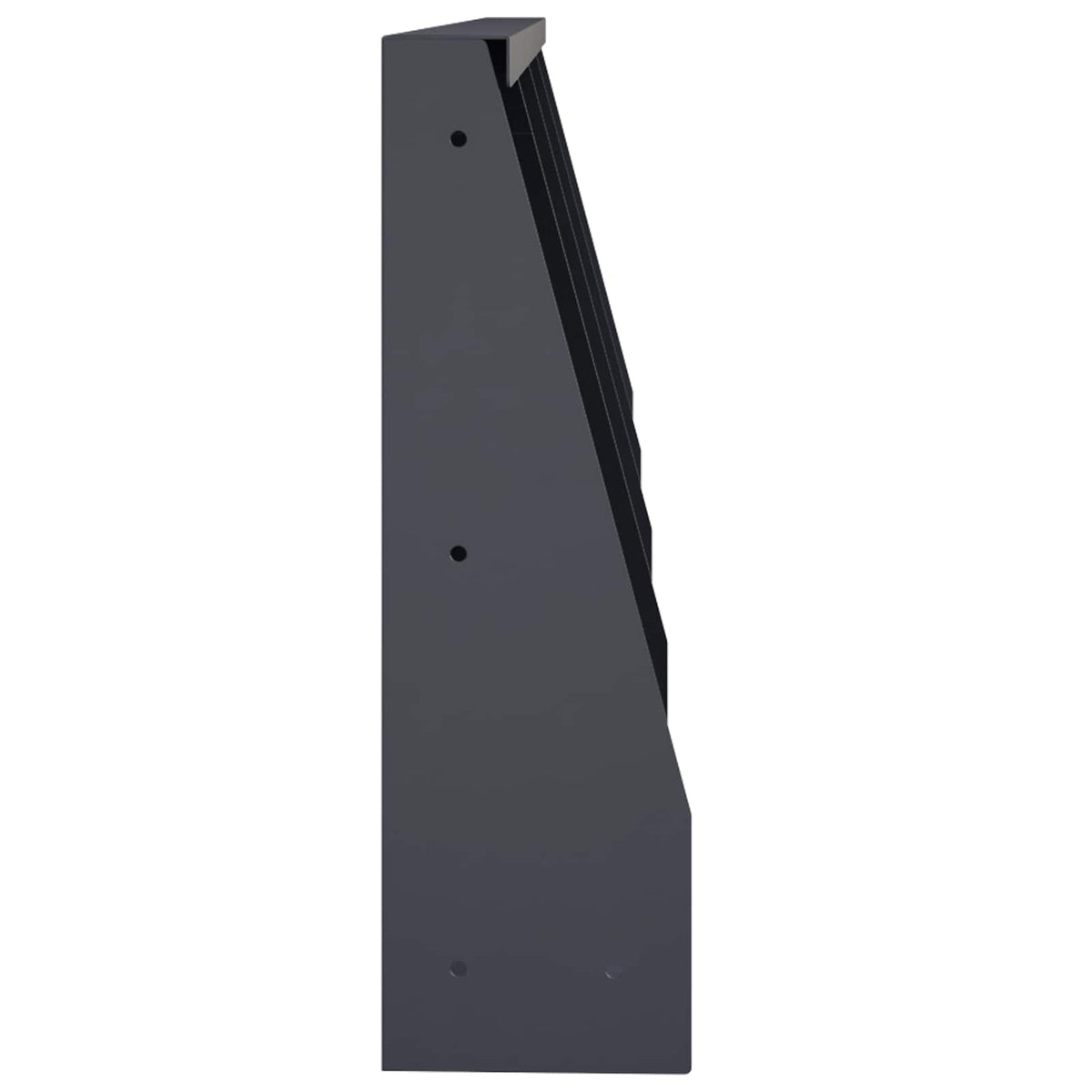 Retaining Wall 4 pcs 40 x 12 x 40 cm Steel Anthracite