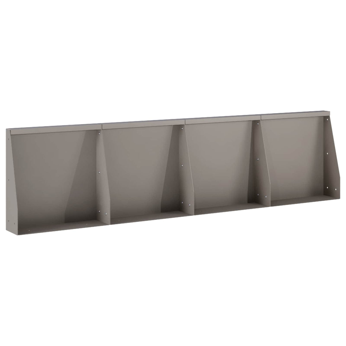 Retaining Wall 4 pcs 40 x 12 x 50 cm Weathering Steel Rusty