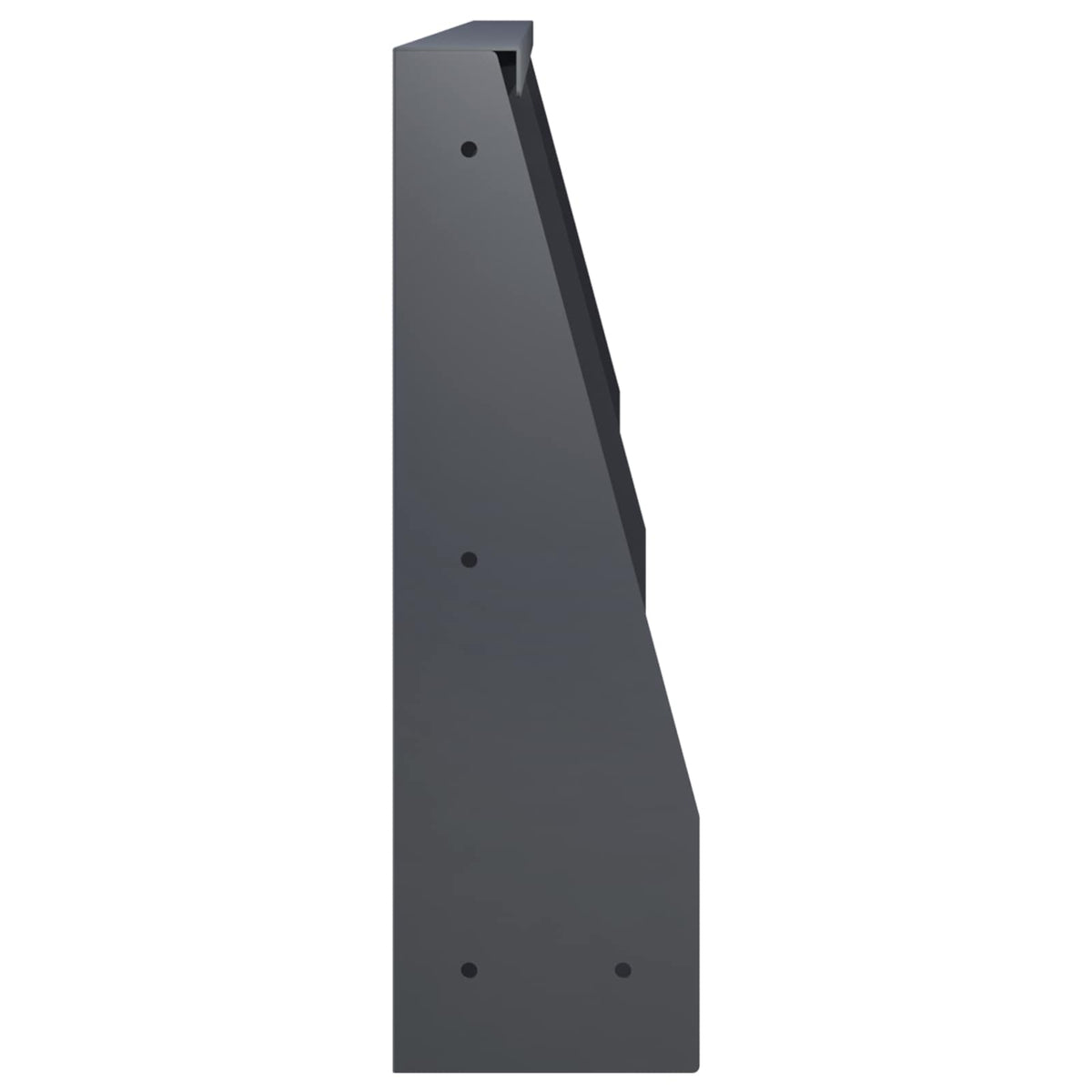 Retaining Wall 4 pcs 60 x 12 x 50 cm Steel Anthracite