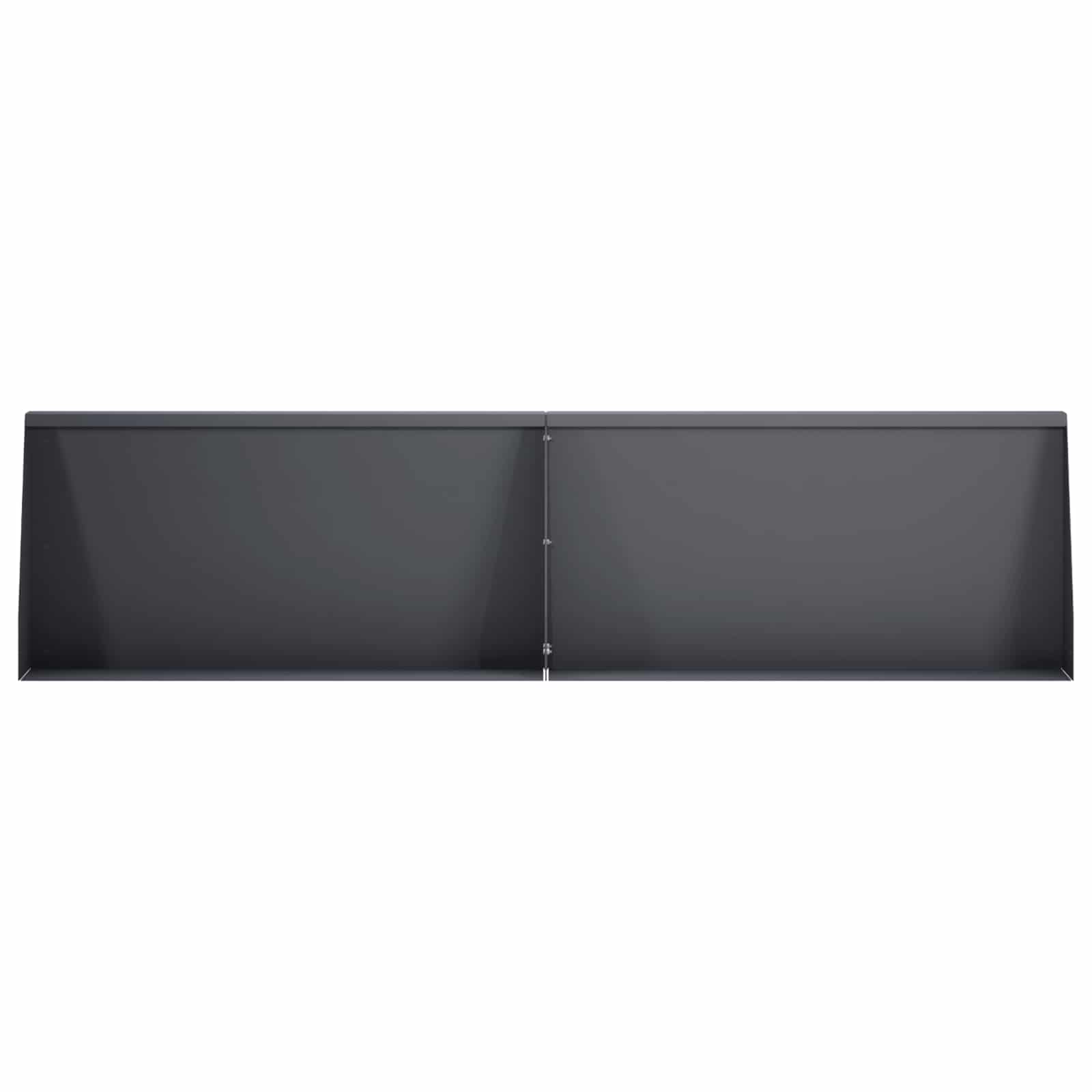 Retaining Wall 4 pcs 80 x 12 x 40 cm Steel Anthracite