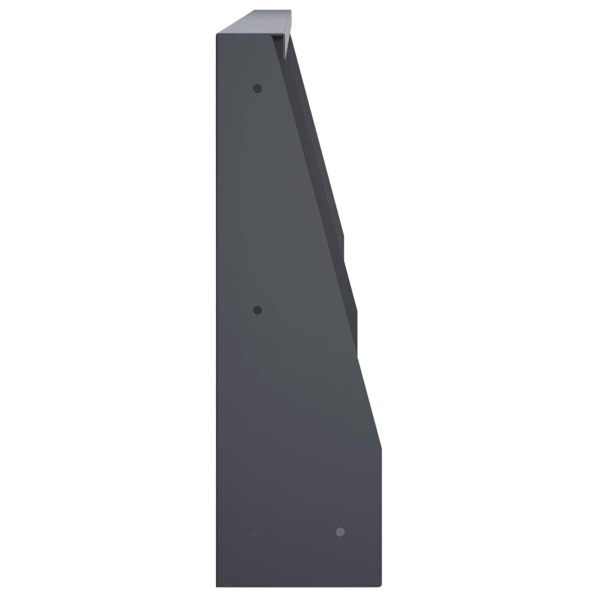 Retaining Wall 4 pcs 80 x 12 x 40 cm Steel Anthracite