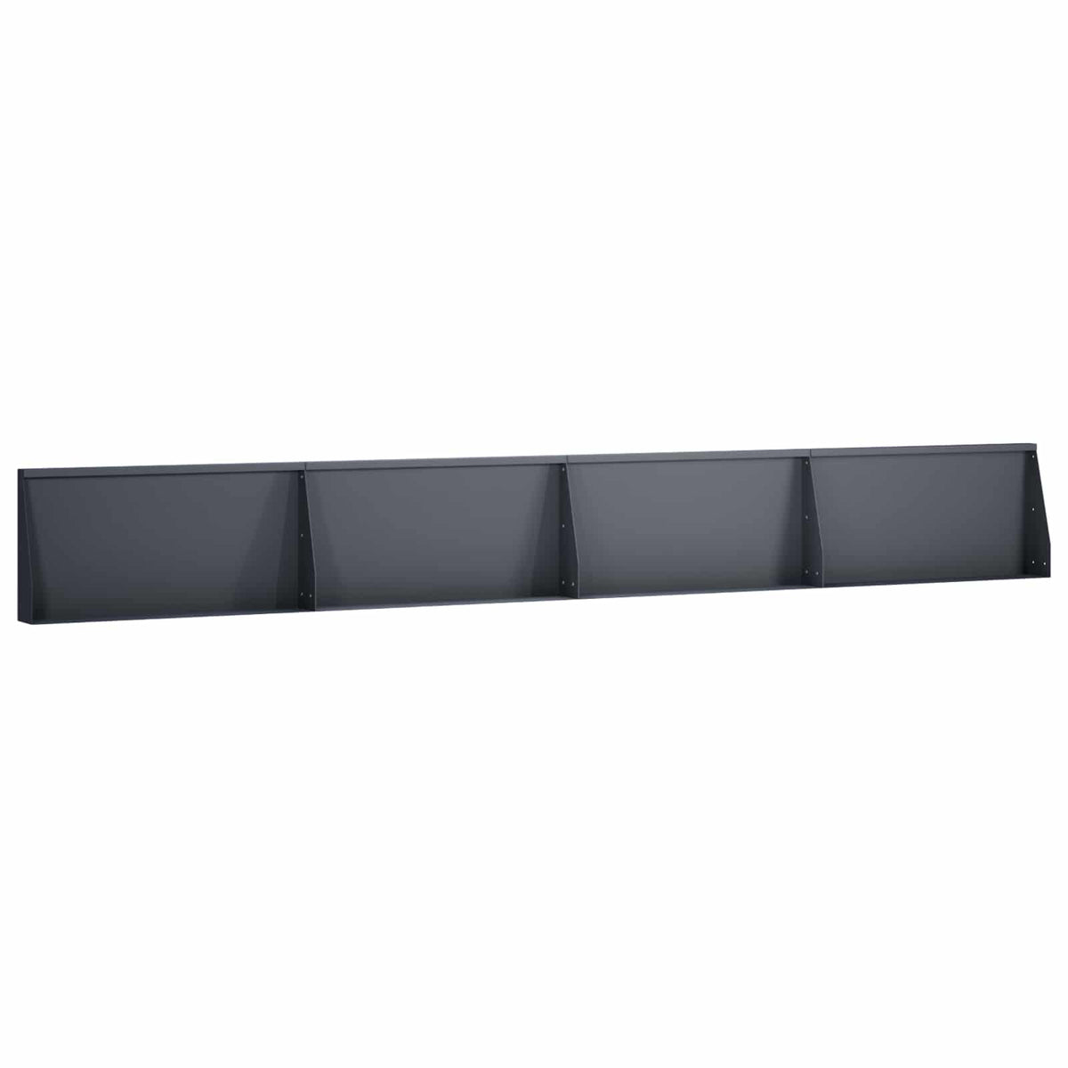 Retaining Wall 4 pcs 80 x 12 x 50 cm Steel Anthracite
