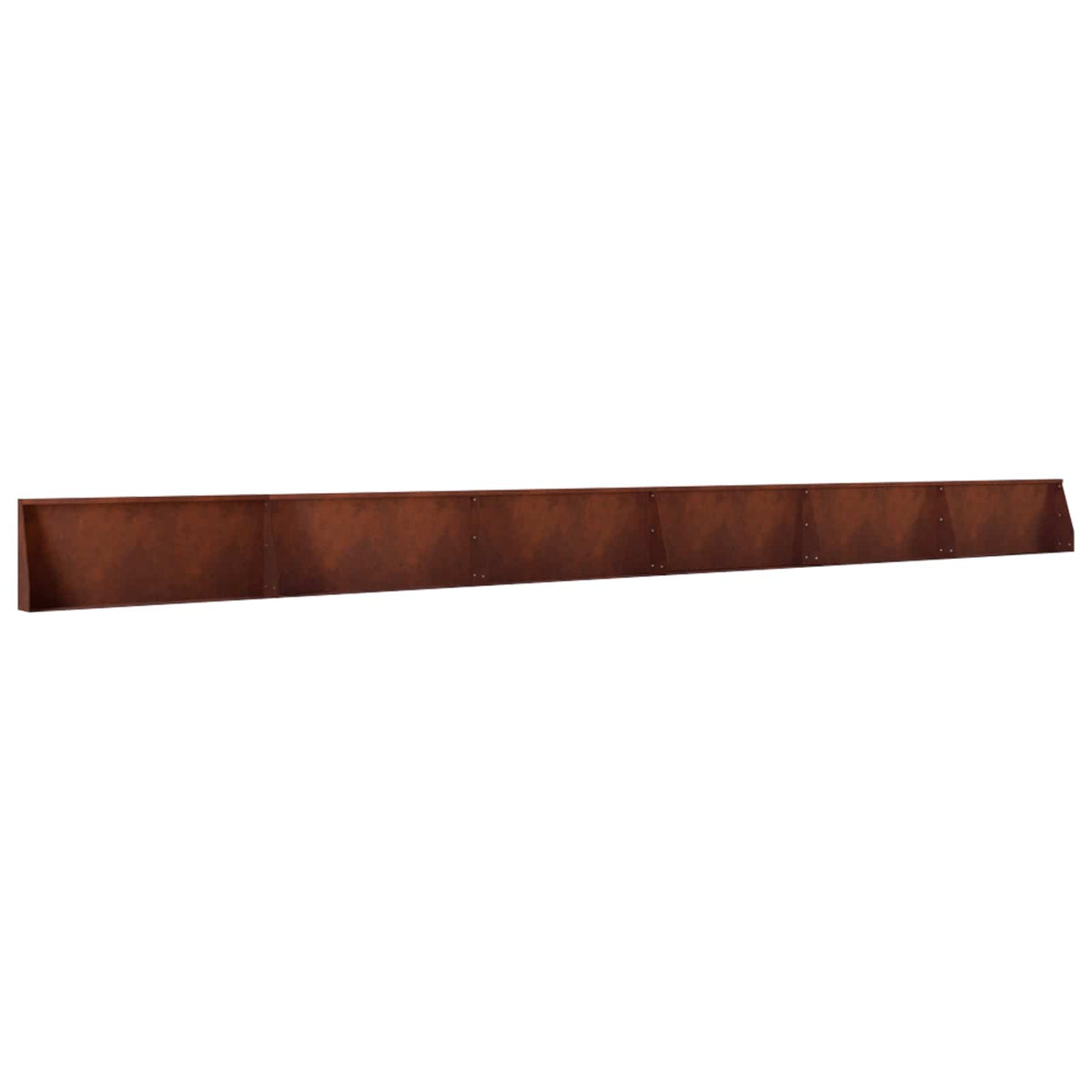 Retaining Wall 6 pcs 100 x 12 x 50 cm Weathering Steel Rusty