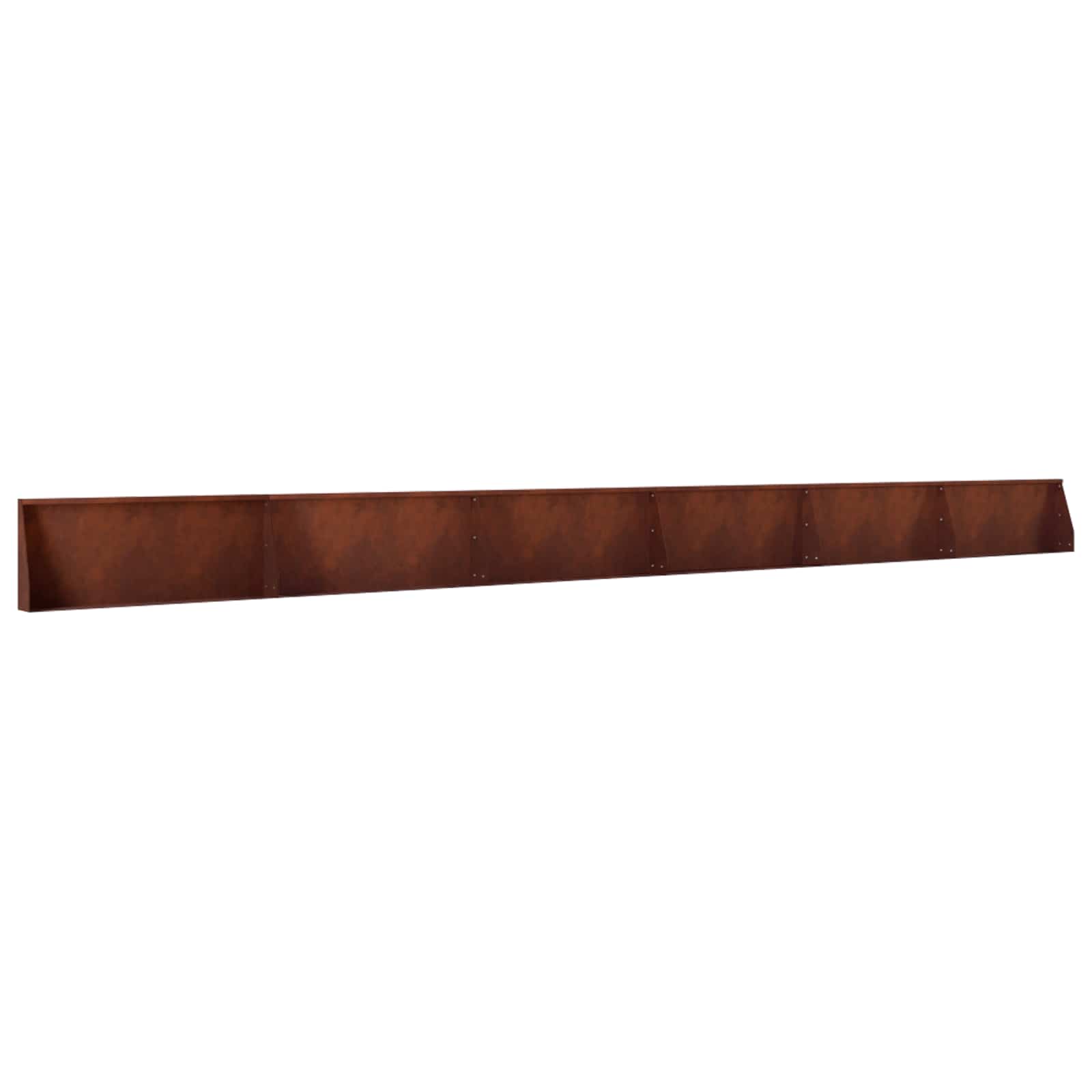 Retaining Wall 6 pcs 100 x 12 x 50 cm Weathering Steel Rusty