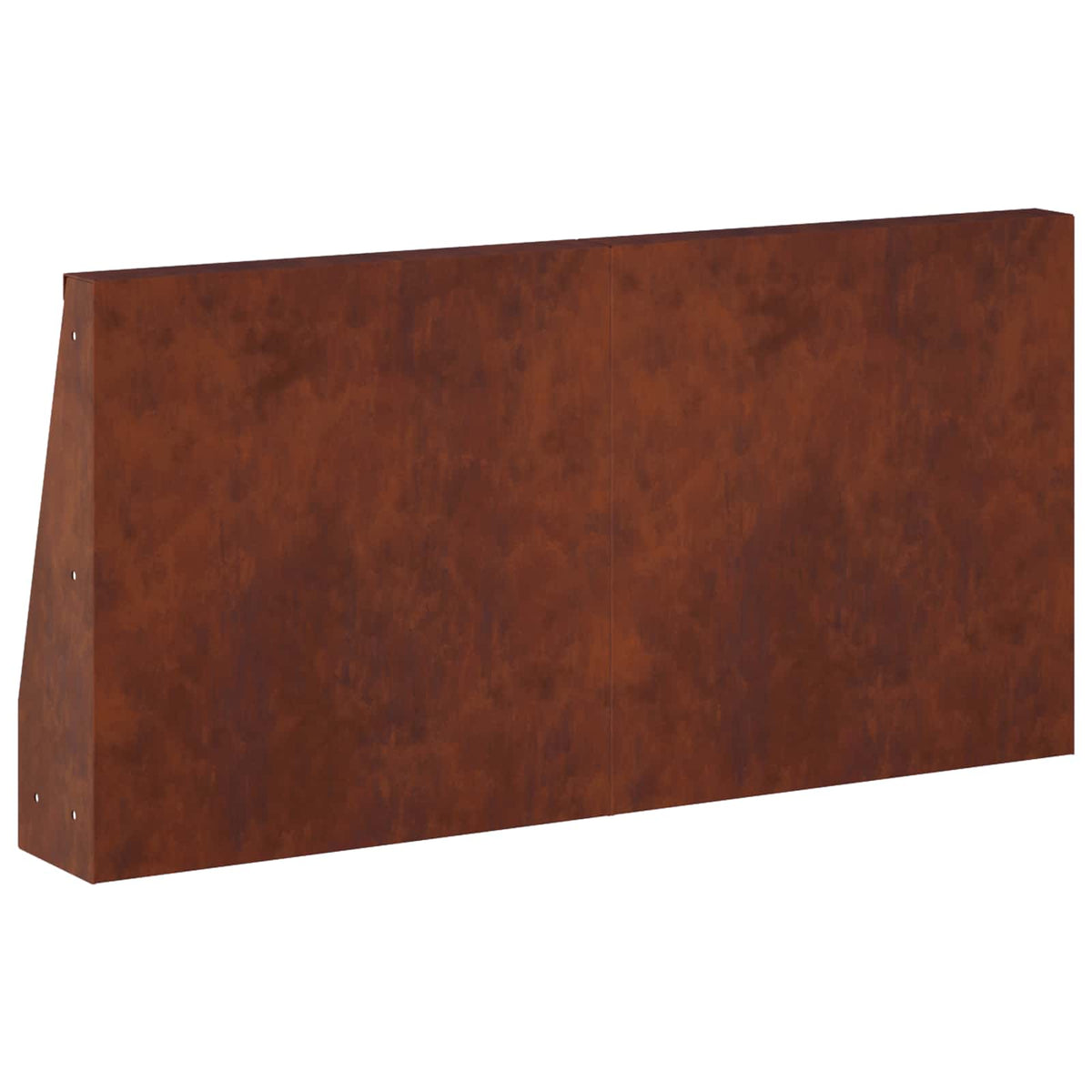 Retaining Wall 6 pcs 40 x 12 x 30 cm Weathering Steel Rusty