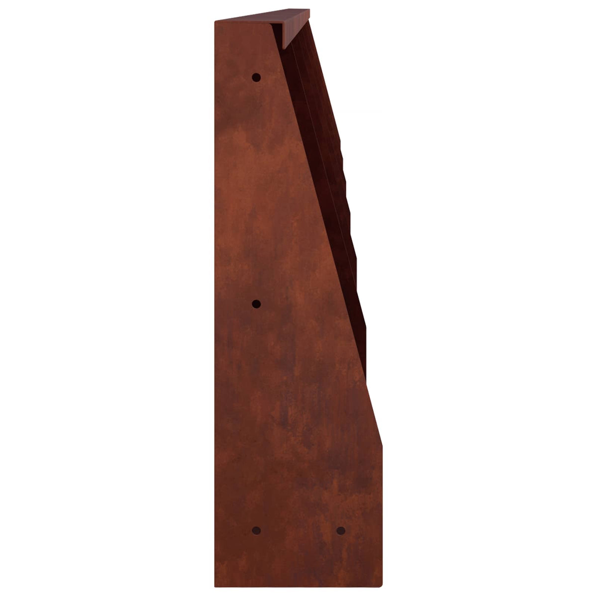 Retaining Wall 6 pcs 40 x 12 x 50 cm Weathering Steel Rusty