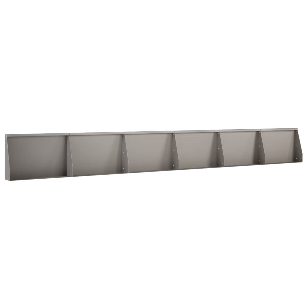 Retaining Wall 6 pcs 60 x 12 x 30 cm Weathering Steel Rusty