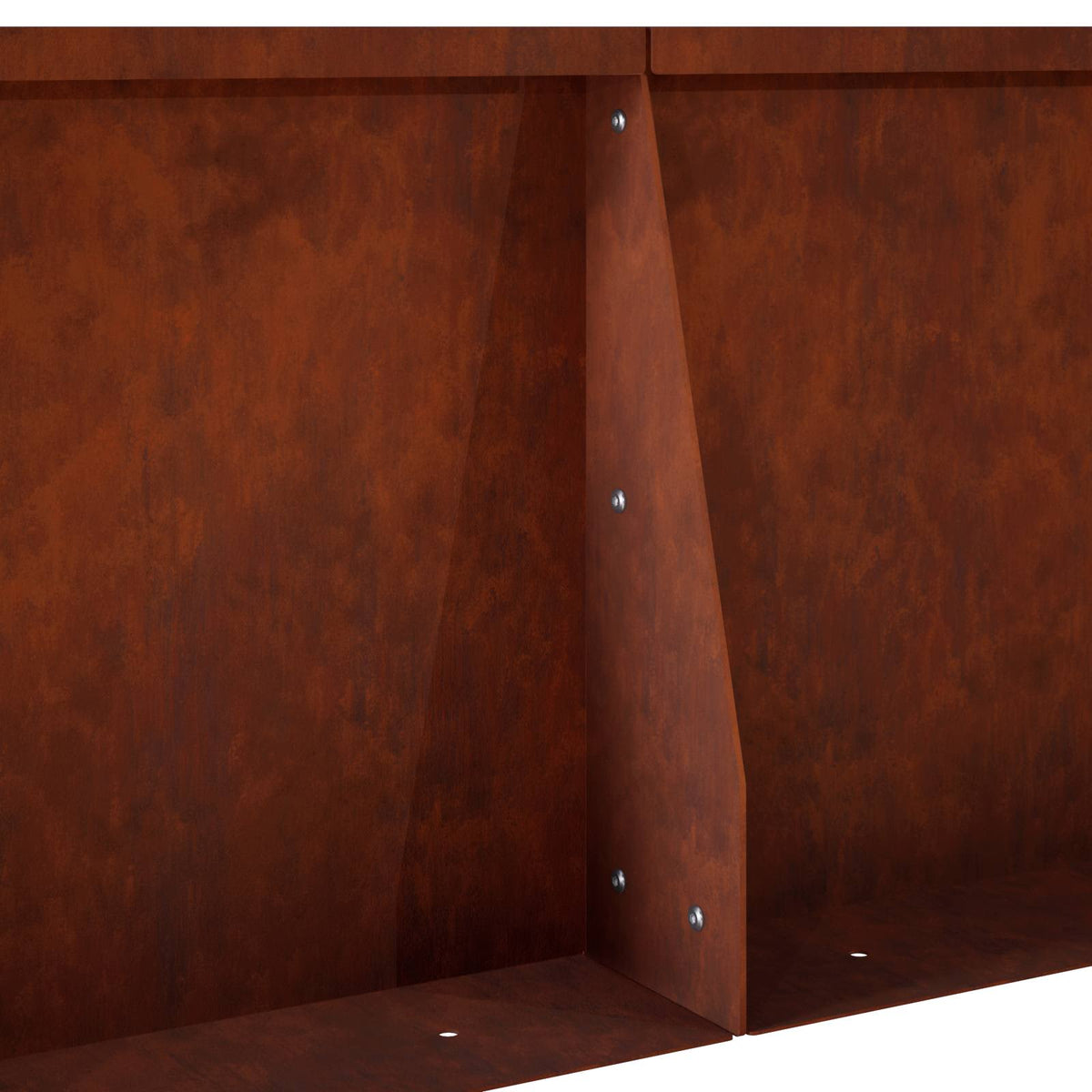 Retaining Wall 6 pcs 60 x 12 x 40 cm Weathering Steel Rusty