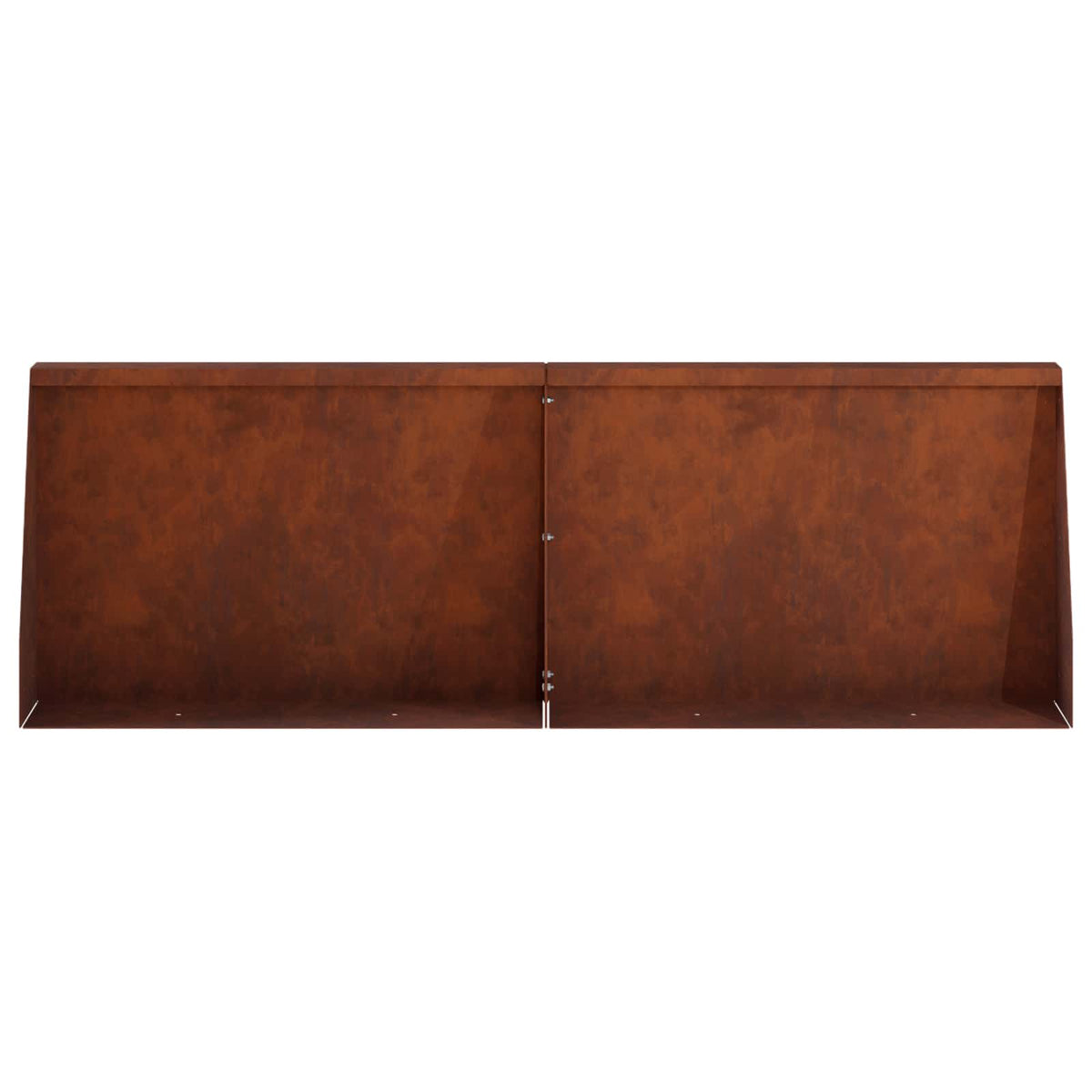 Retaining Wall 6 pcs 60 x 12 x 40 cm Weathering Steel Rusty