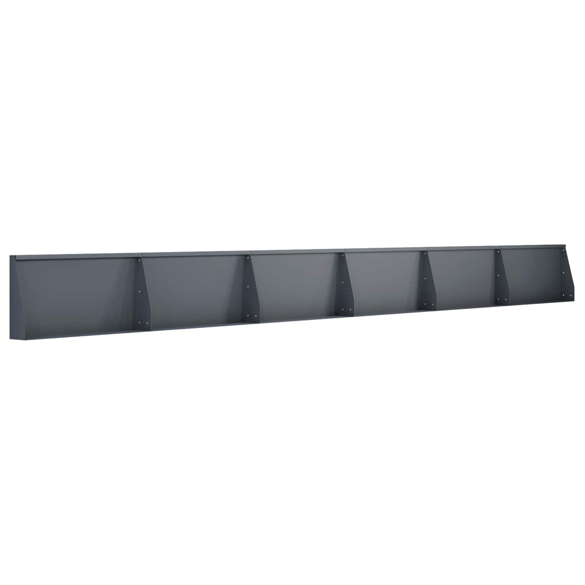 Retaining Wall 6 pcs 80 x 12 x 30 cm Steel Anthracite