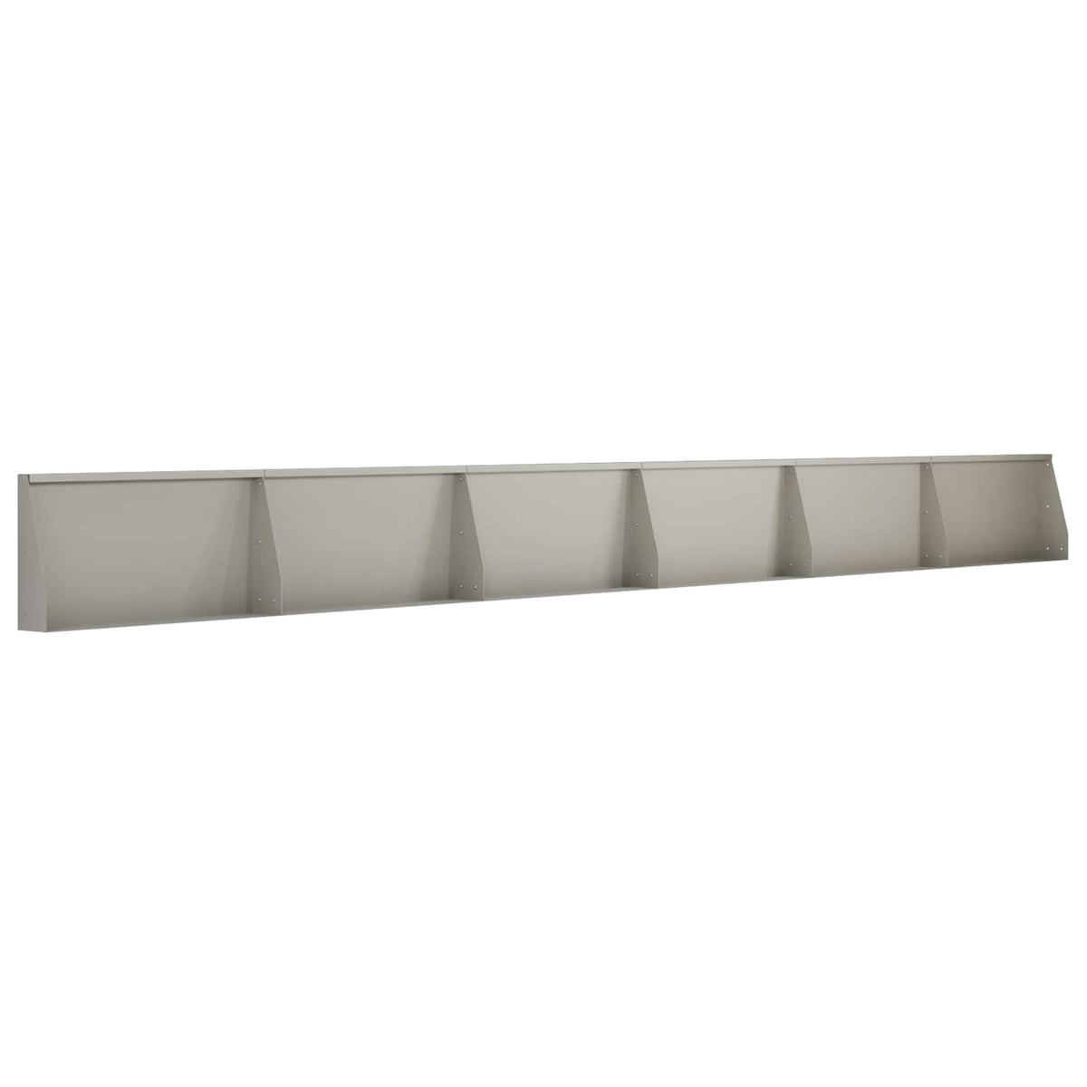 Retaining Wall 6 pcs 80 x 12 x 30 cm Weathering Steel Rusty