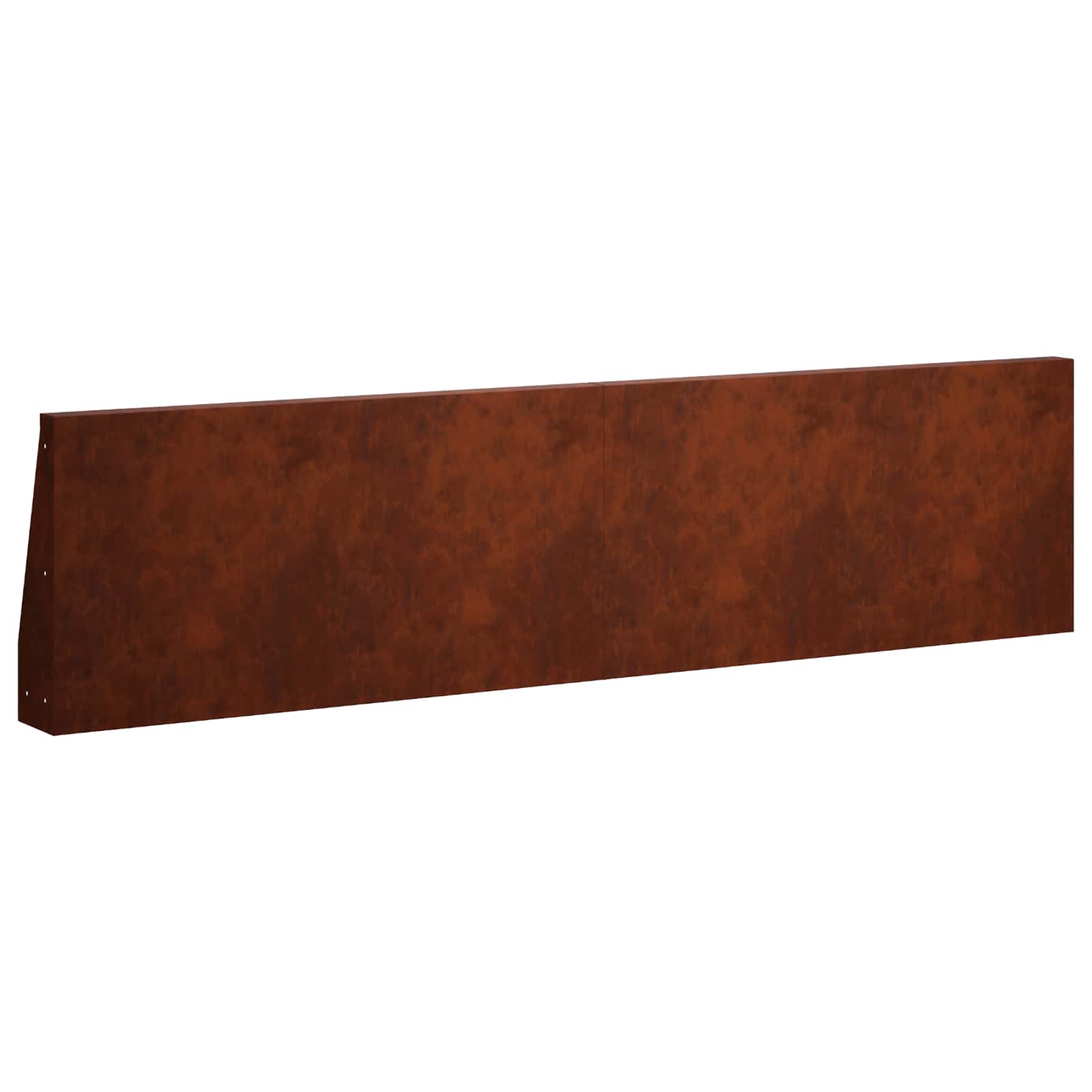 Retaining Wall 6 pcs 80 x 12 x 30 cm Weathering Steel Rusty