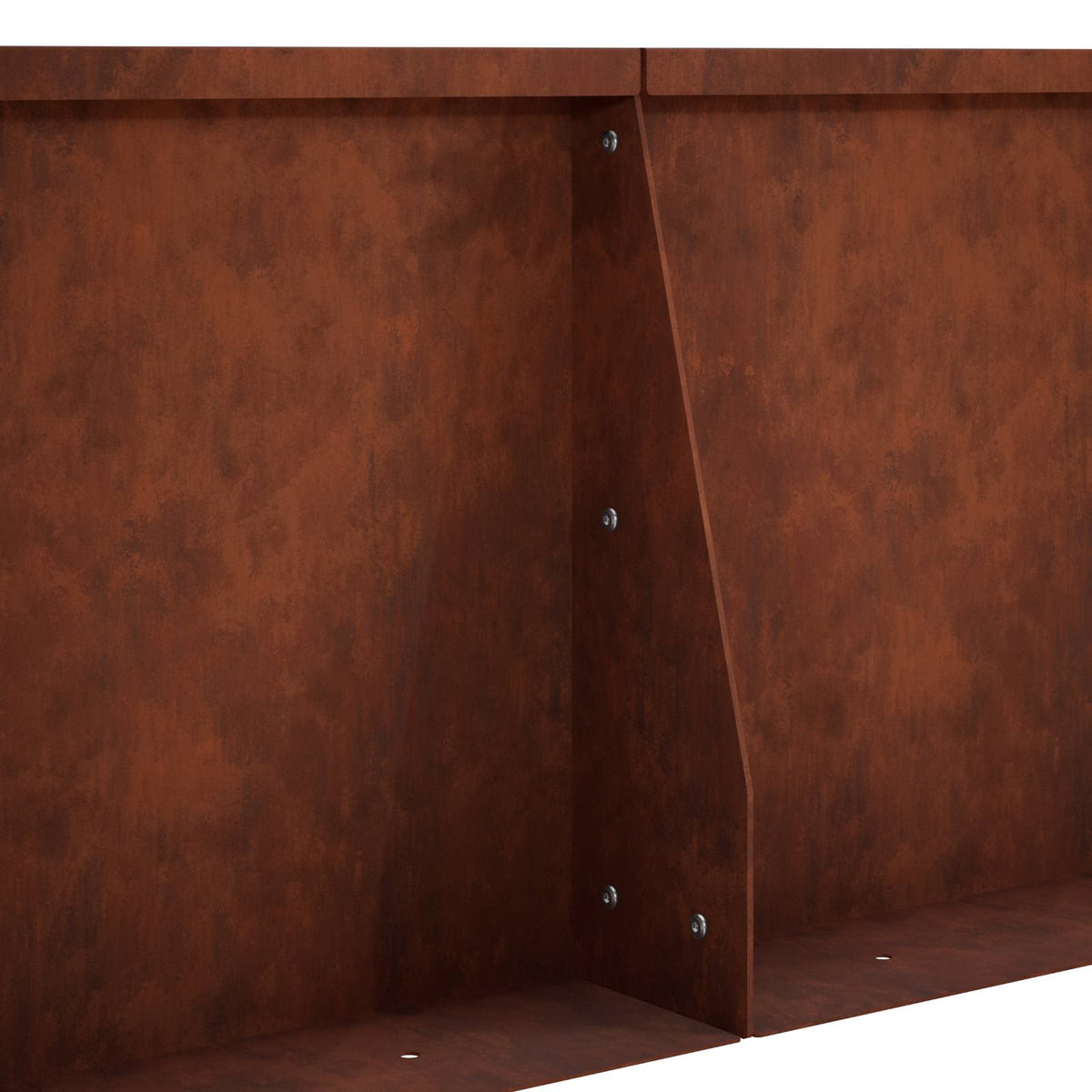 Retaining Wall 6 pcs 80 x 12 x 40 cm Weathering Steel Rusty