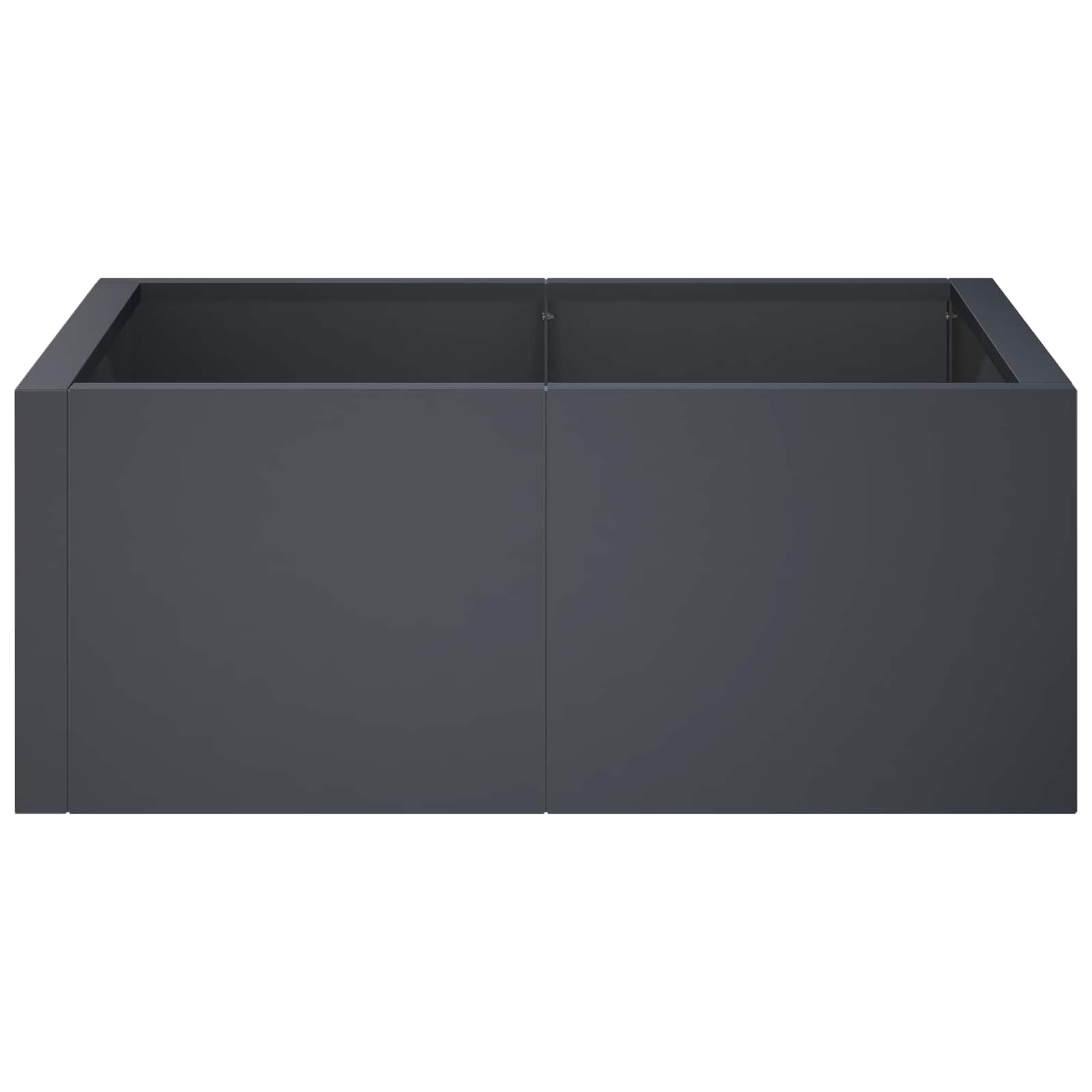 Retaining Wall 4 pcs 100 x 100 x 40 cm Steel Anthracite