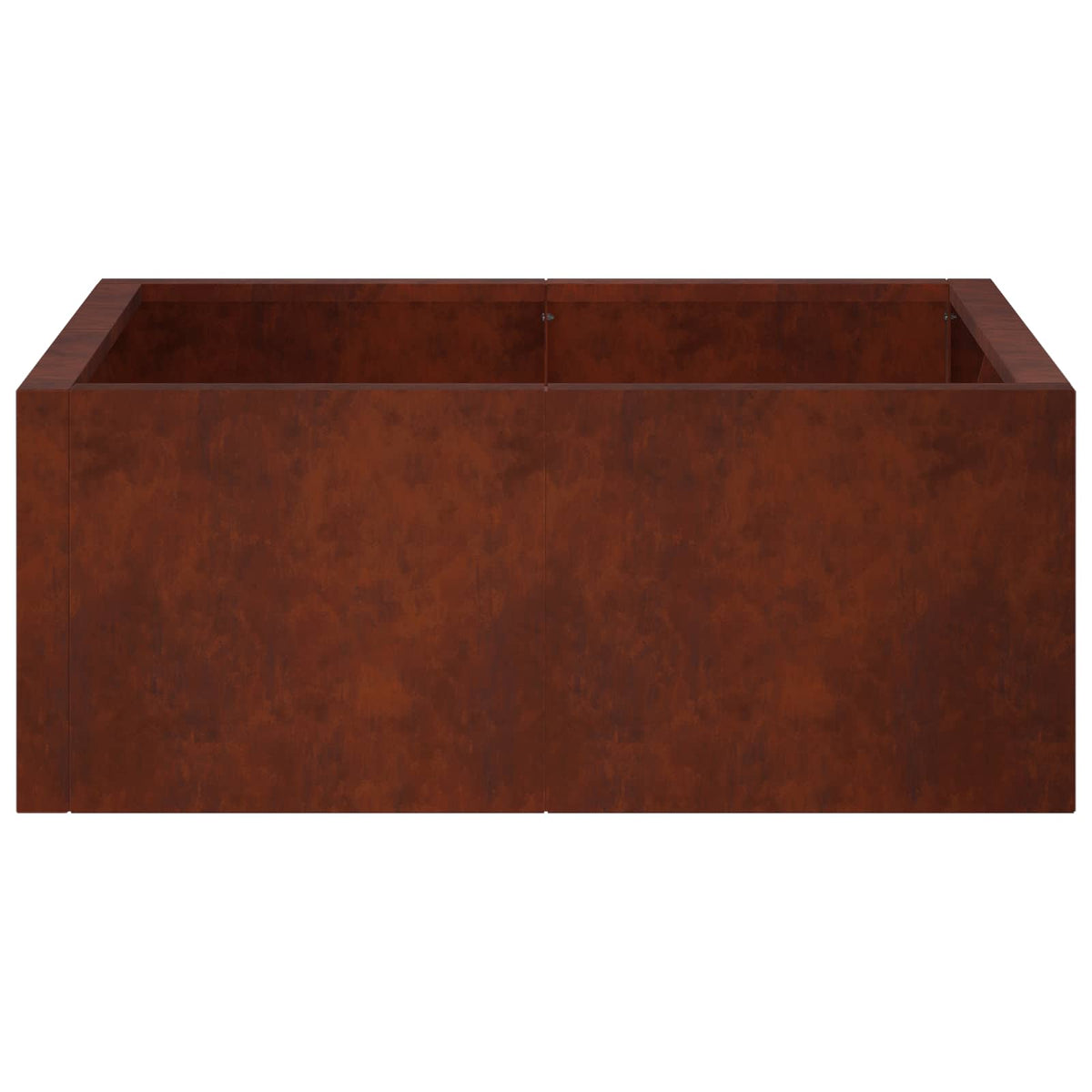 Retaining Wall 4 pcs 100 x 100 x 50 cm Weathering Steel Rusty