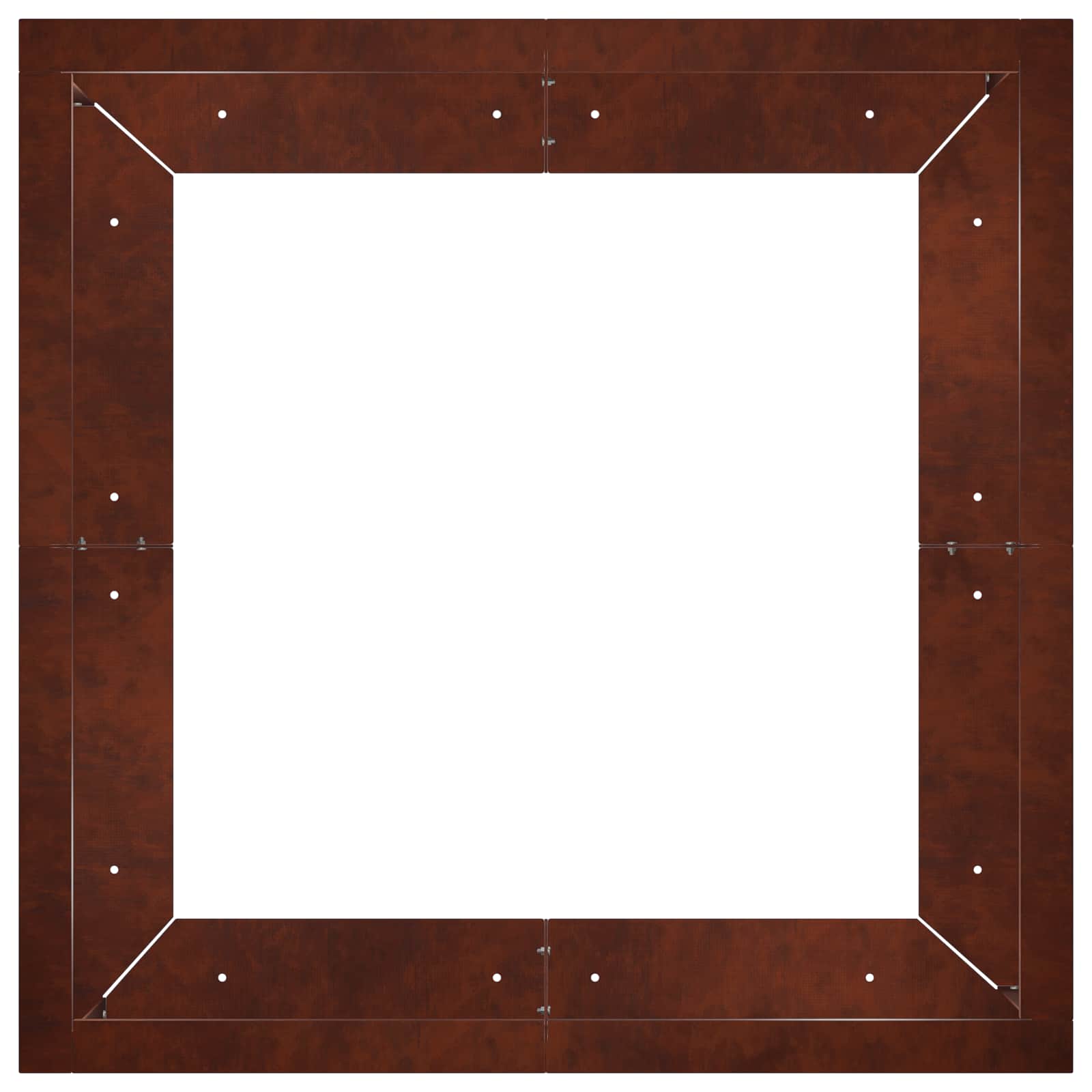 Retaining Wall 4 pcs 100 x 100 x 50 cm Weathering Steel Rusty