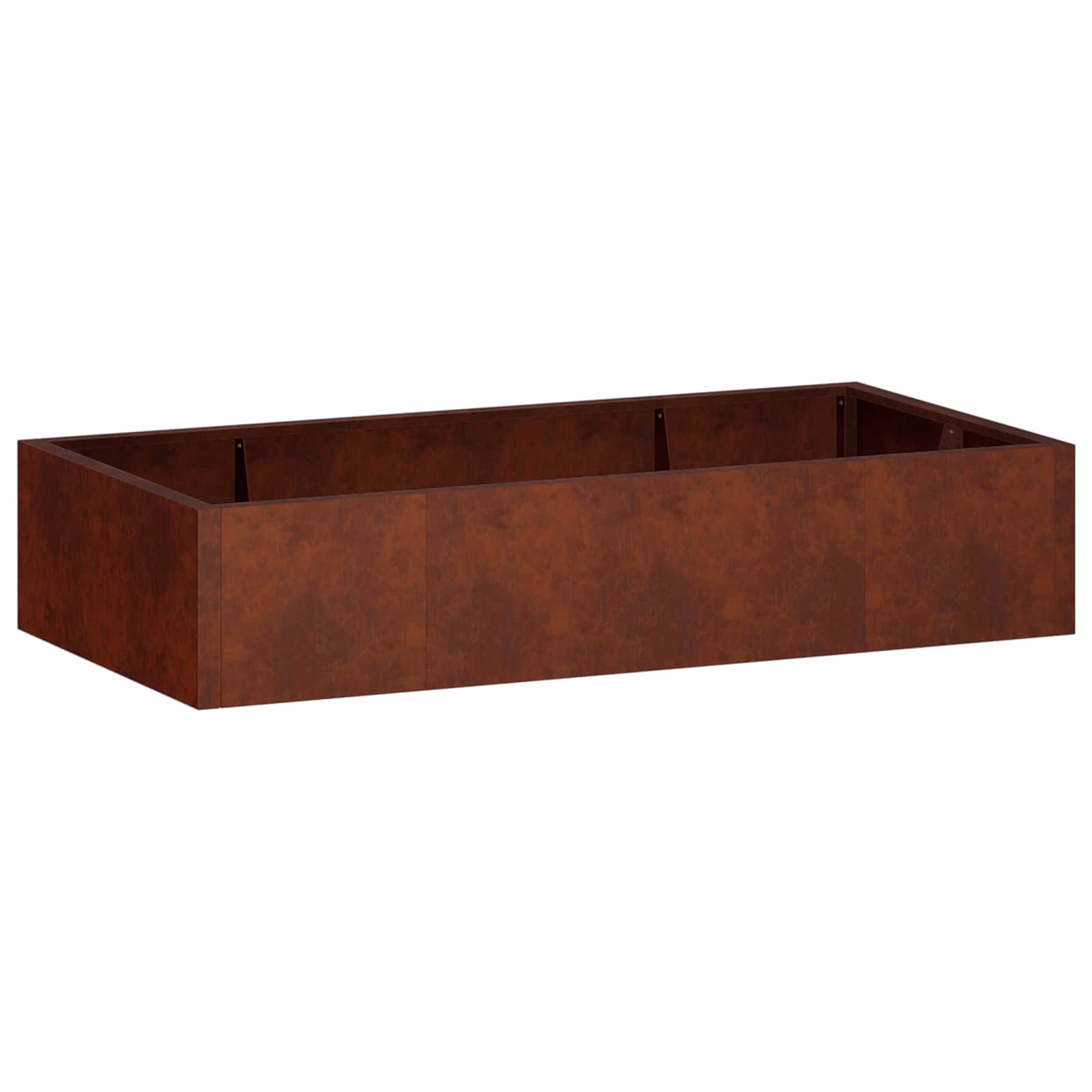 Retaining Wall 6 pcs 200 x 100 x 40 cm Weathering Steel Rusty