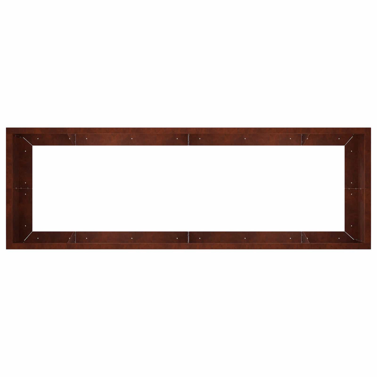 Retaining Wall 8 pcs 300 x 100 x 50 cm Weathering Steel Rusty