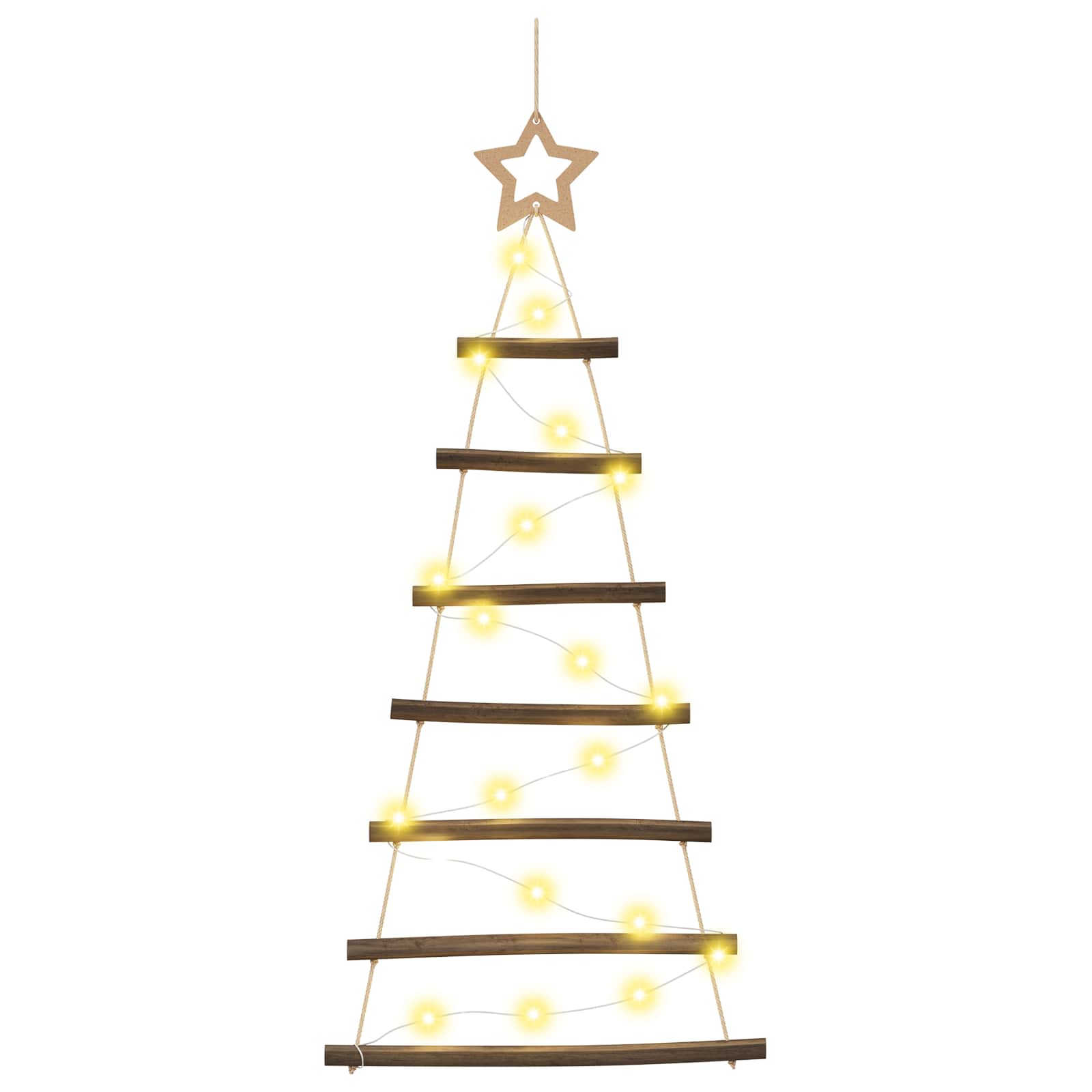 Hanging Christmas Tree 90 cm 30 LEDs Warm White