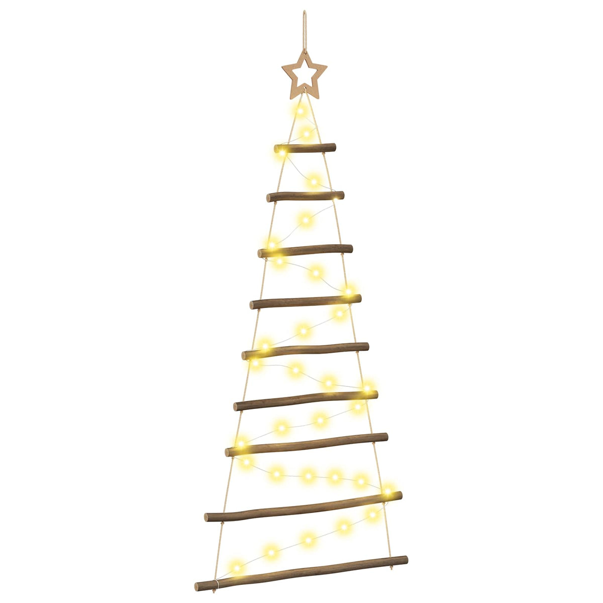 Hanging Christmas Tree 120 cm 50 LEDs Warm White