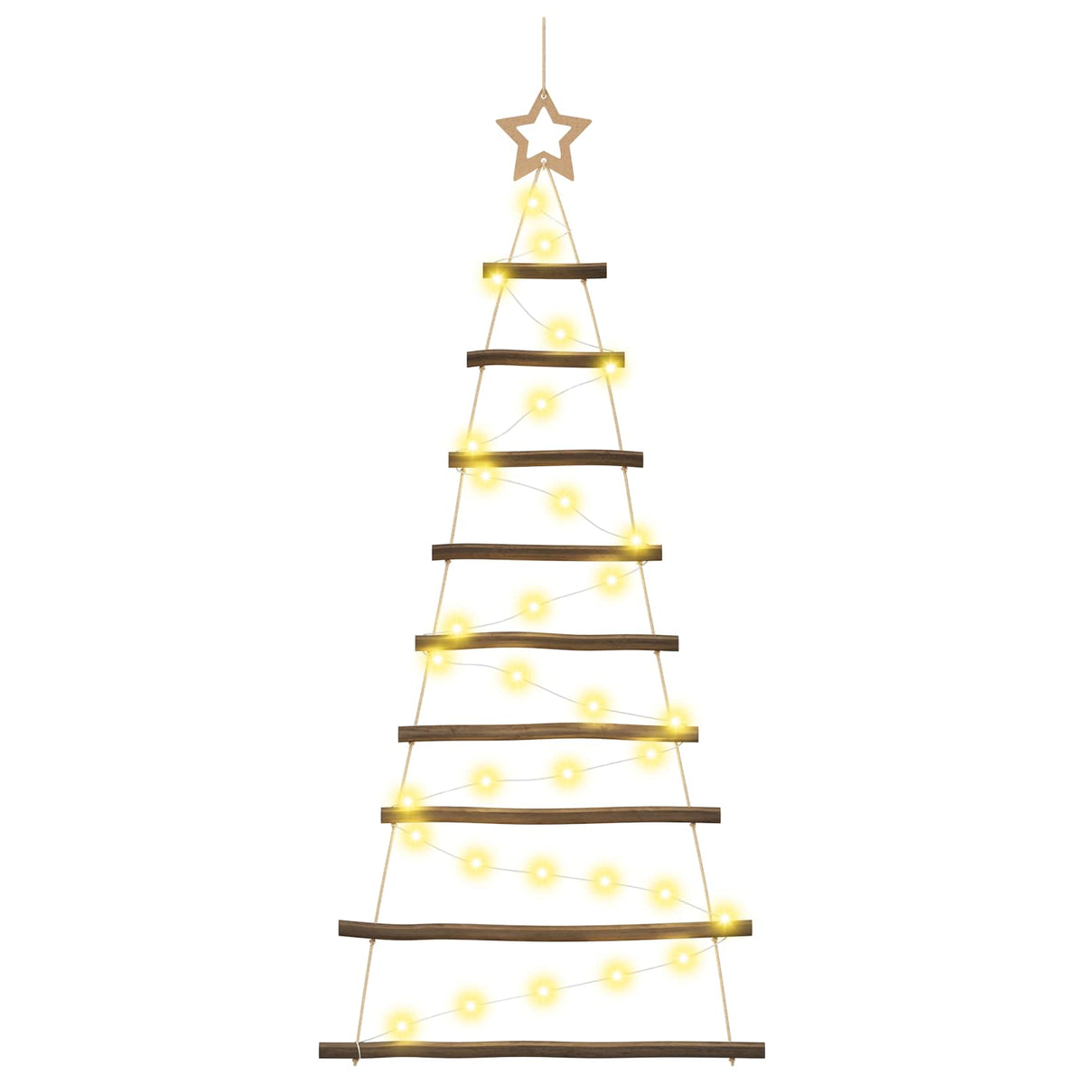 Hanging Christmas Tree 120 cm 50 LEDs Warm White