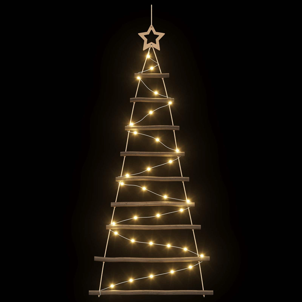 Hanging Christmas Tree 120 cm 50 LEDs Warm White
