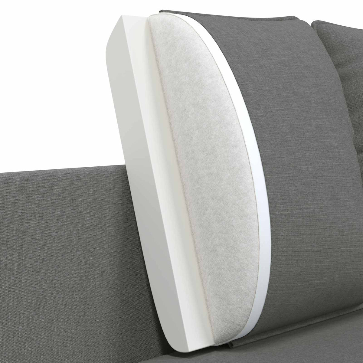 2-Seater Sofa Dark Grey 188 x 81 x 89 cm Fabric