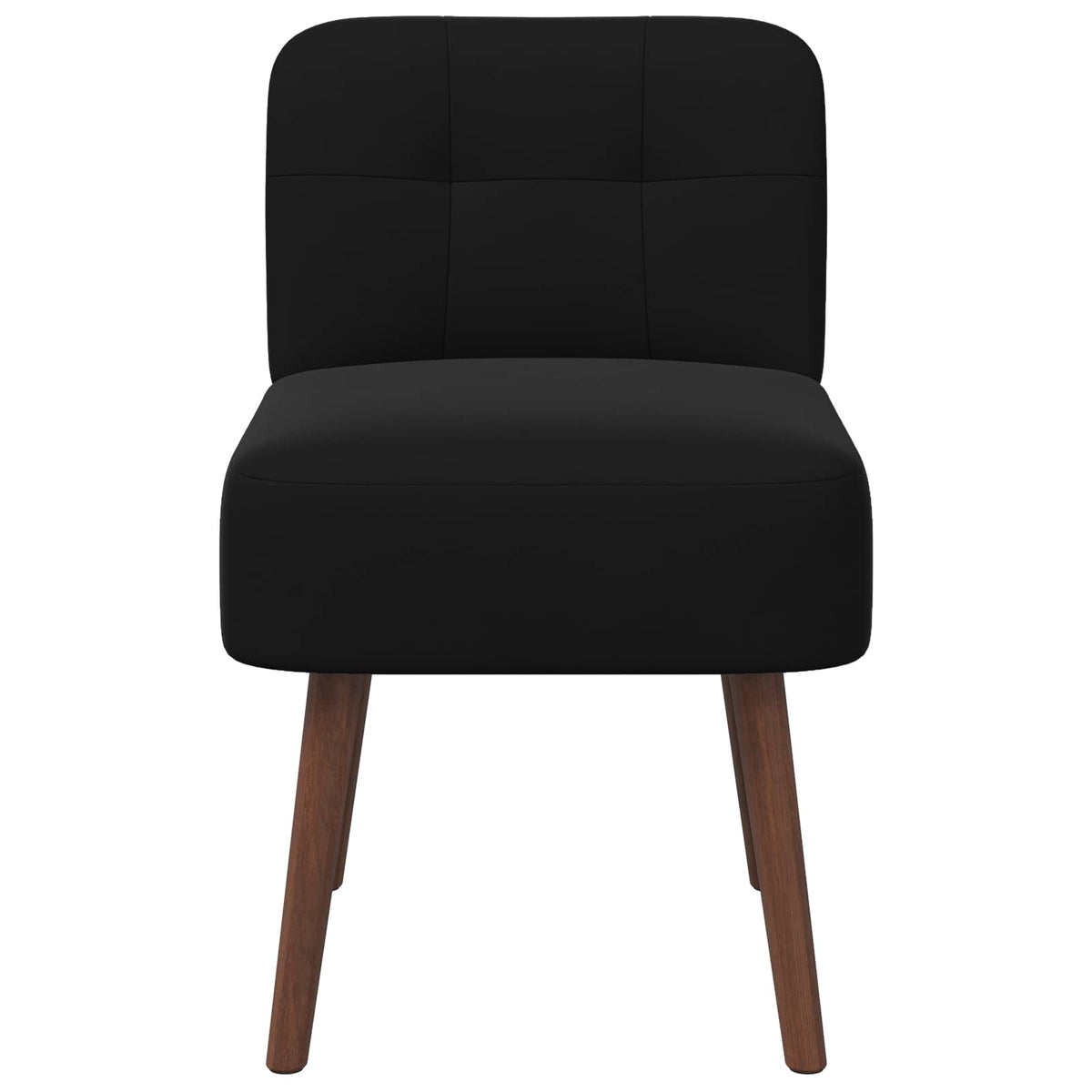 Slipper Chair Black Velvet