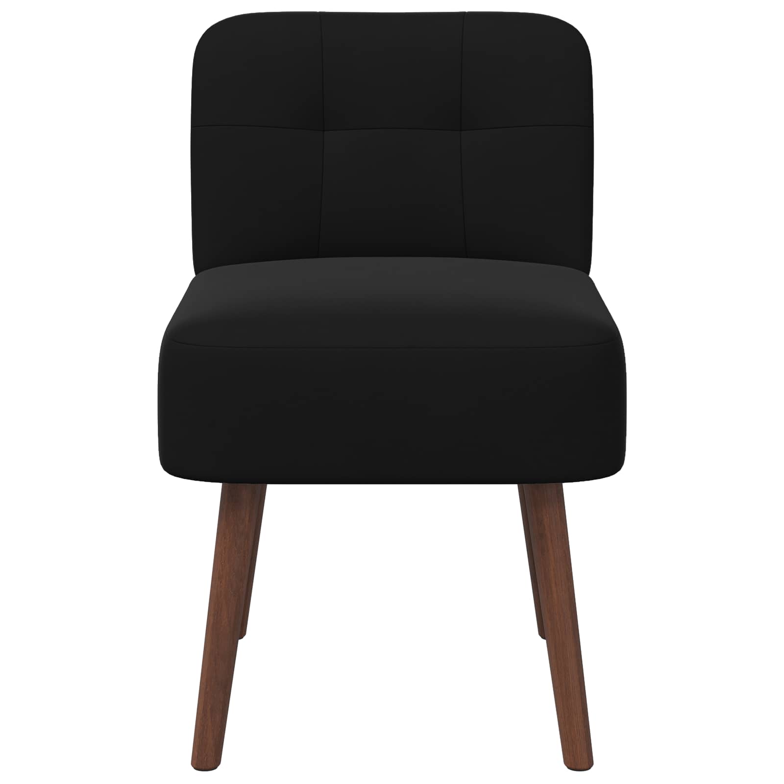 Slipper Chair Black Velvet