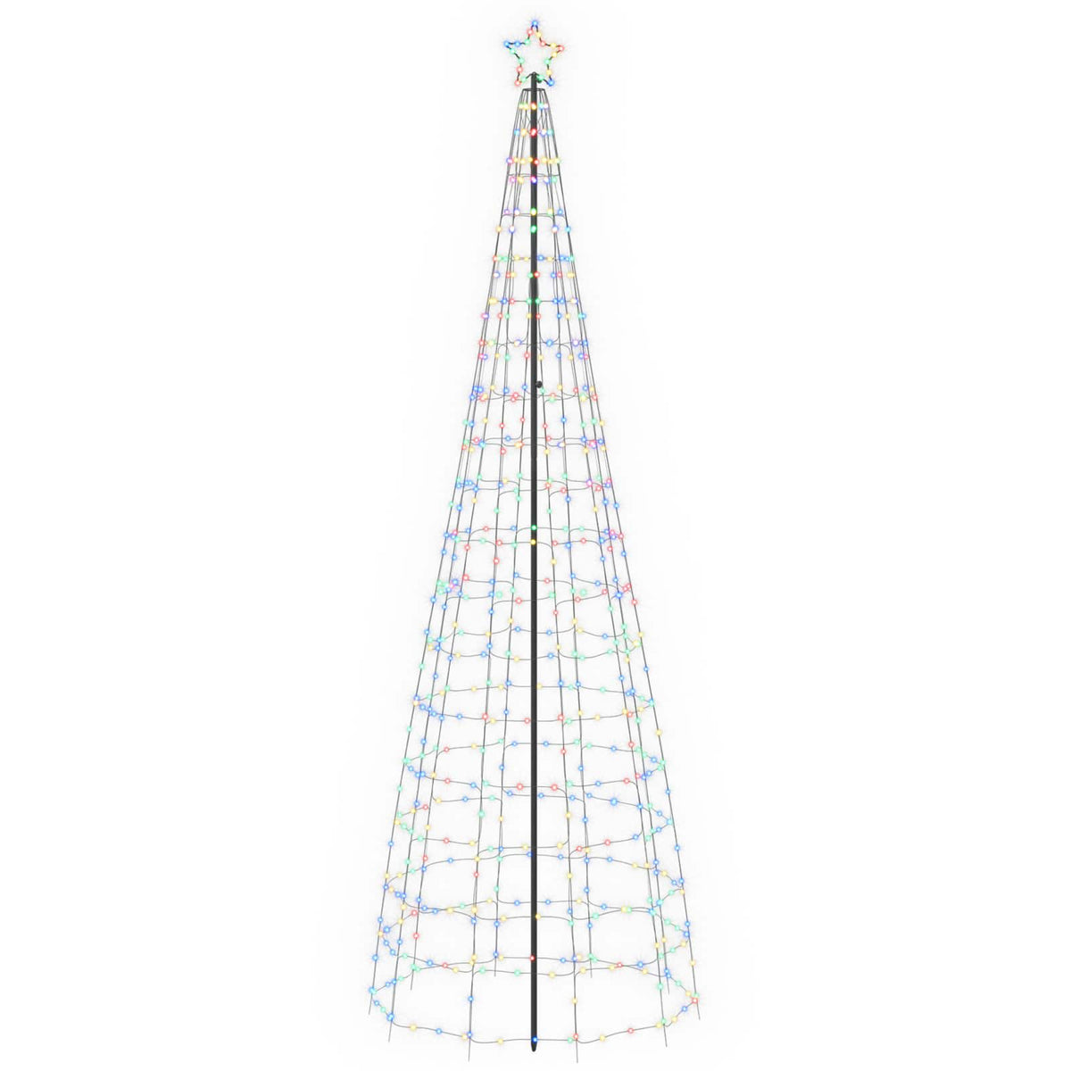 LED Christmas Tree with Spikes 300 cm 550 LEDs Multicolour