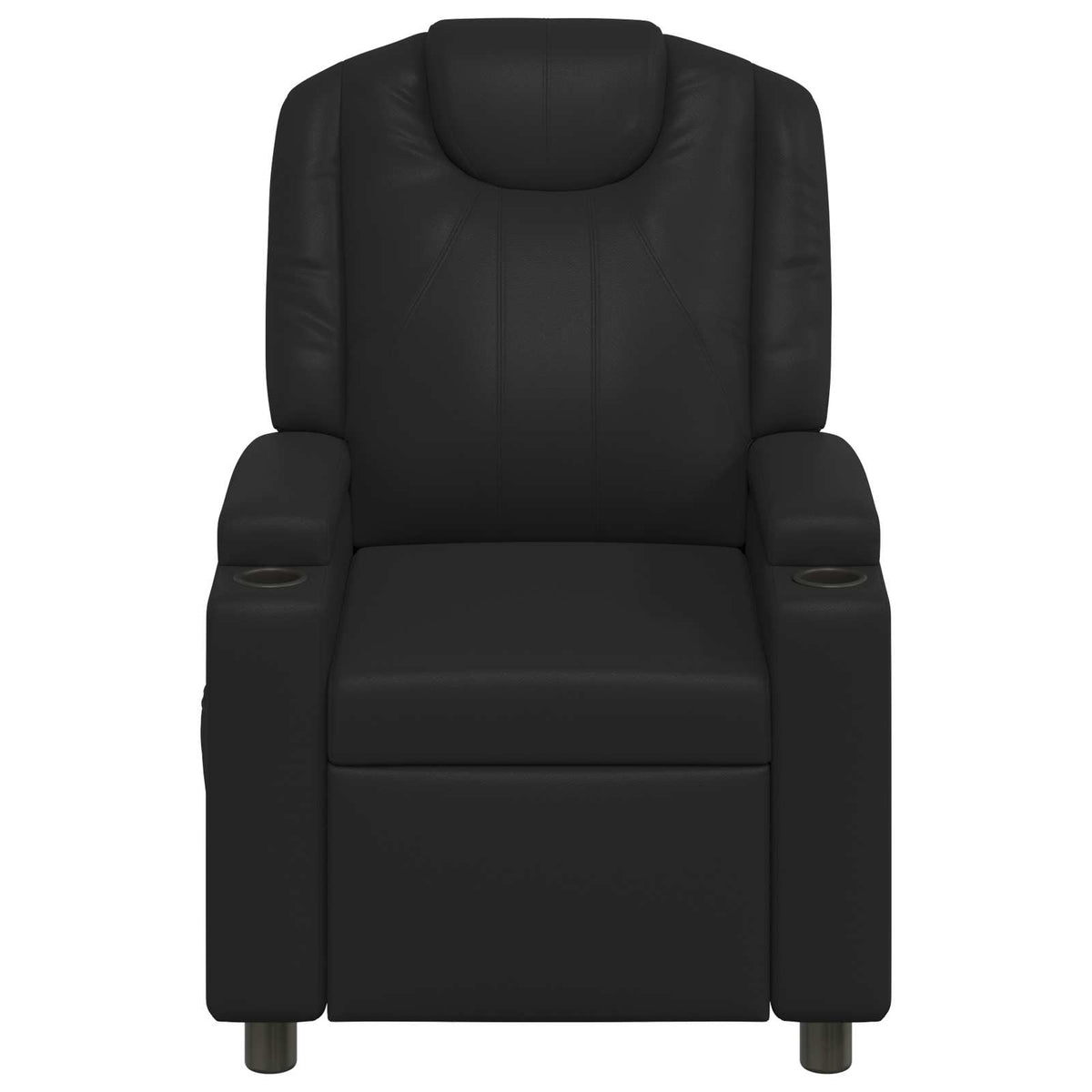 Recliner Massage Chair Black 75 x 95 x 106 cm Fabric